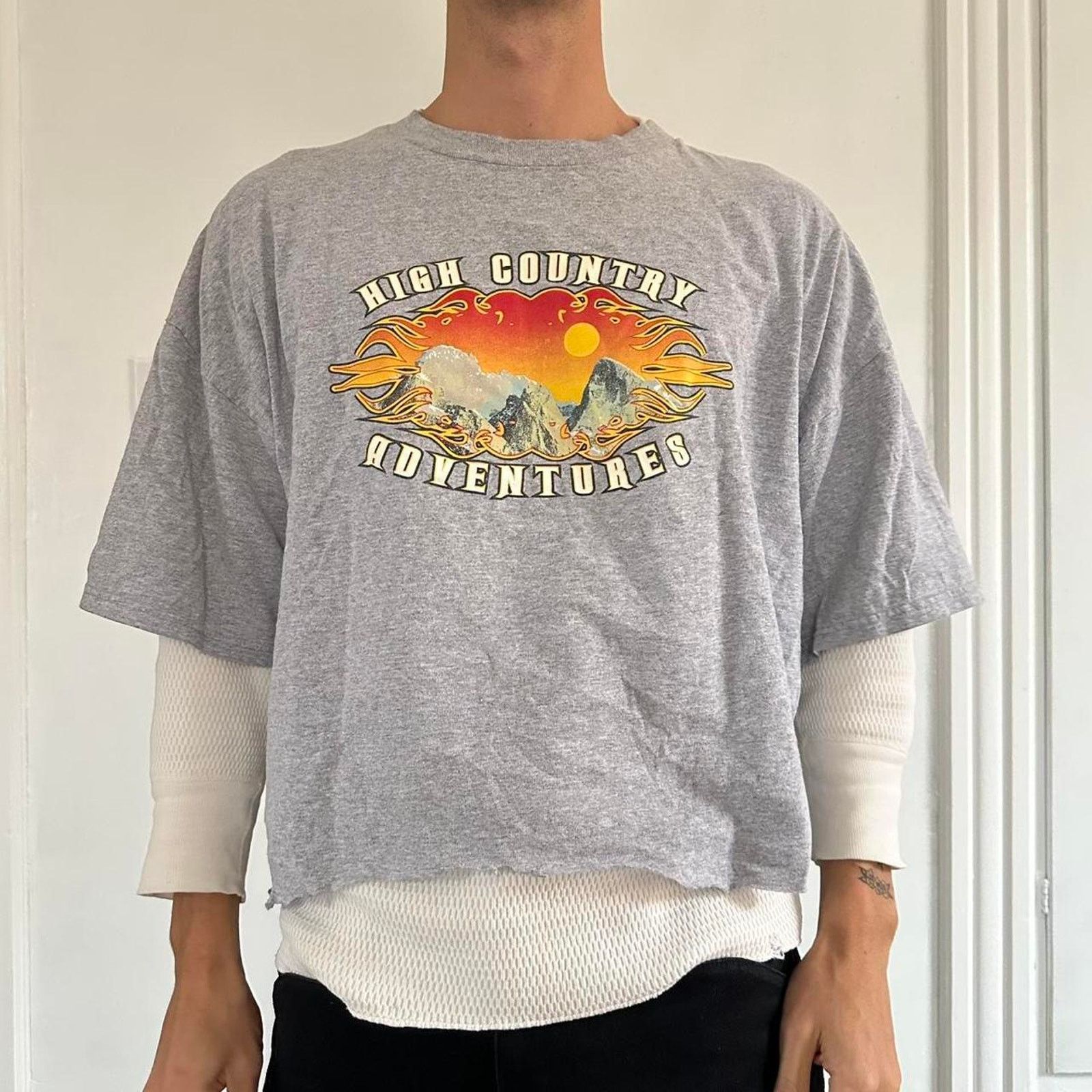 Other Vintage Cropped Biker I hate Grateful Dead Band Tee Shirt Size US L / EU 52-54 / 3 - 7 Thumbnail