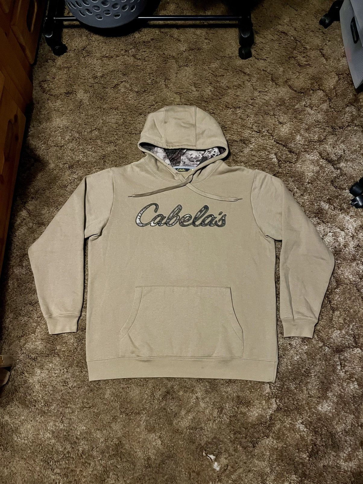 Cabelas Cabela's Camo Logo Hoodie Beige Large Size US L / EU 52-54 / 3 - 1 Thumbnail