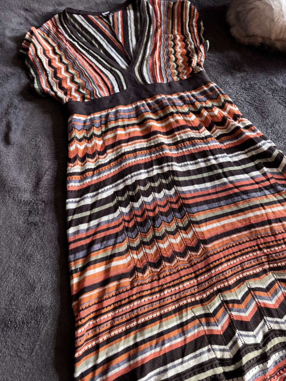 Missoni Missoni luxury silk pleated dress Size M / US 6-8 / IT 42-44 - 3 Thumbnail