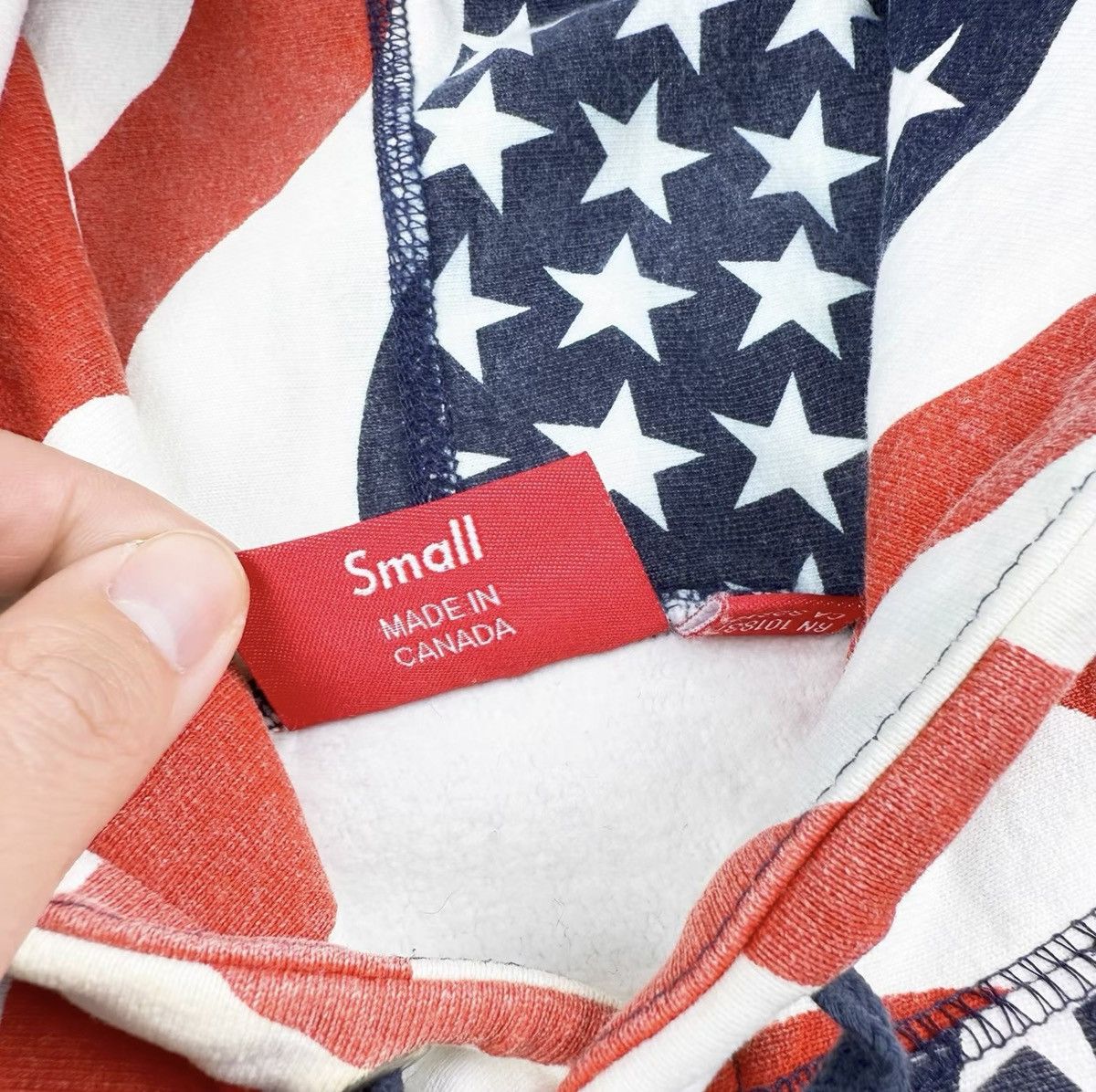 Supreme Supreme fw14 usa flag box logo hooded sweatshirt hoodie Size US S / EU 44-46 / 1 - 5 Thumbnail