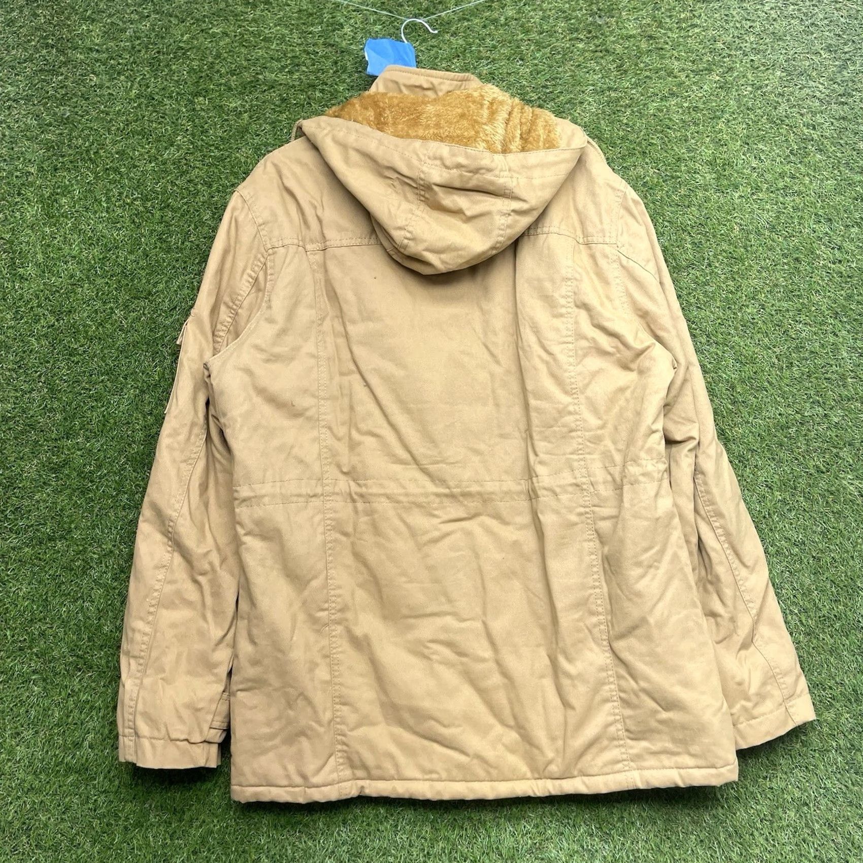 Vintage Grizzly Tactical Chore Coat Mens Large Brown Full Zip Lined Heavy Duty Jacket Size US L / EU 52-54 / 3 - 2 Thumbnail