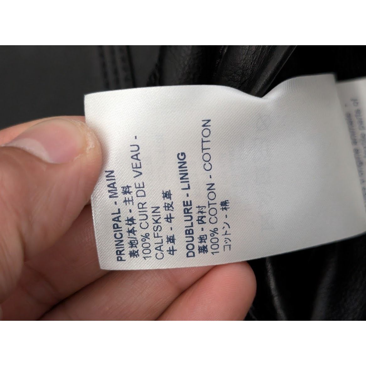 Louis Vuitton o1rshd1 Chain Leather Trucker Jacket in Black Size US M / EU 48-50 / 2 - 21 Thumbnail