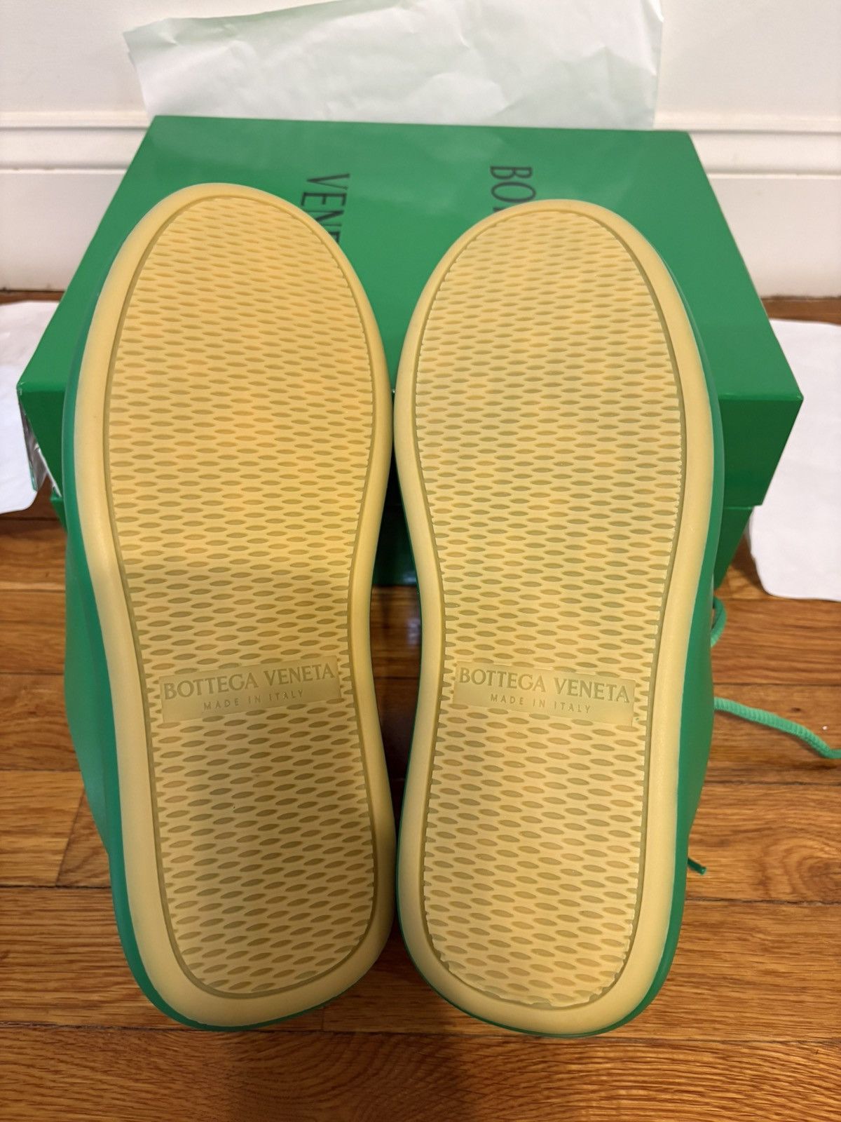 Bottega Veneta Bottega Green Pillow Sneaker Leather. Size US 10.5 / EU 43-44 - 9 Thumbnail