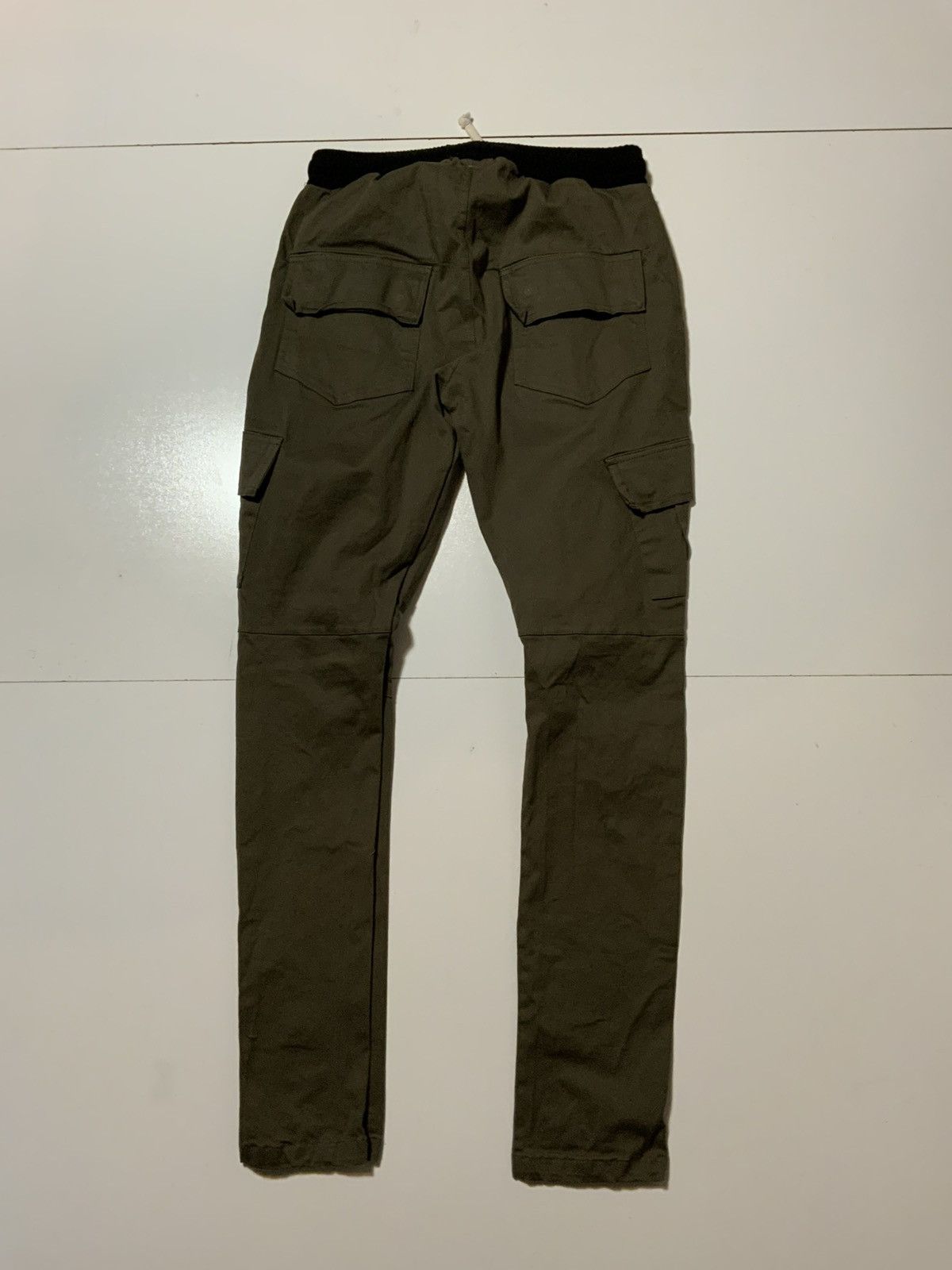 MNML MNML Los Angeles Olive Green Cargo Drawstring Utility Pants Size US 32 / EU 48 - 3 Thumbnail