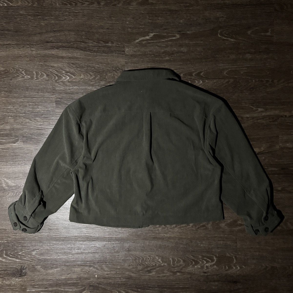 AVEC LES FILLES Green Avec Les Filles Corduroy Oversized Shacket Size XL / US 12-14 / IT 48-50 - 6 Thumbnail