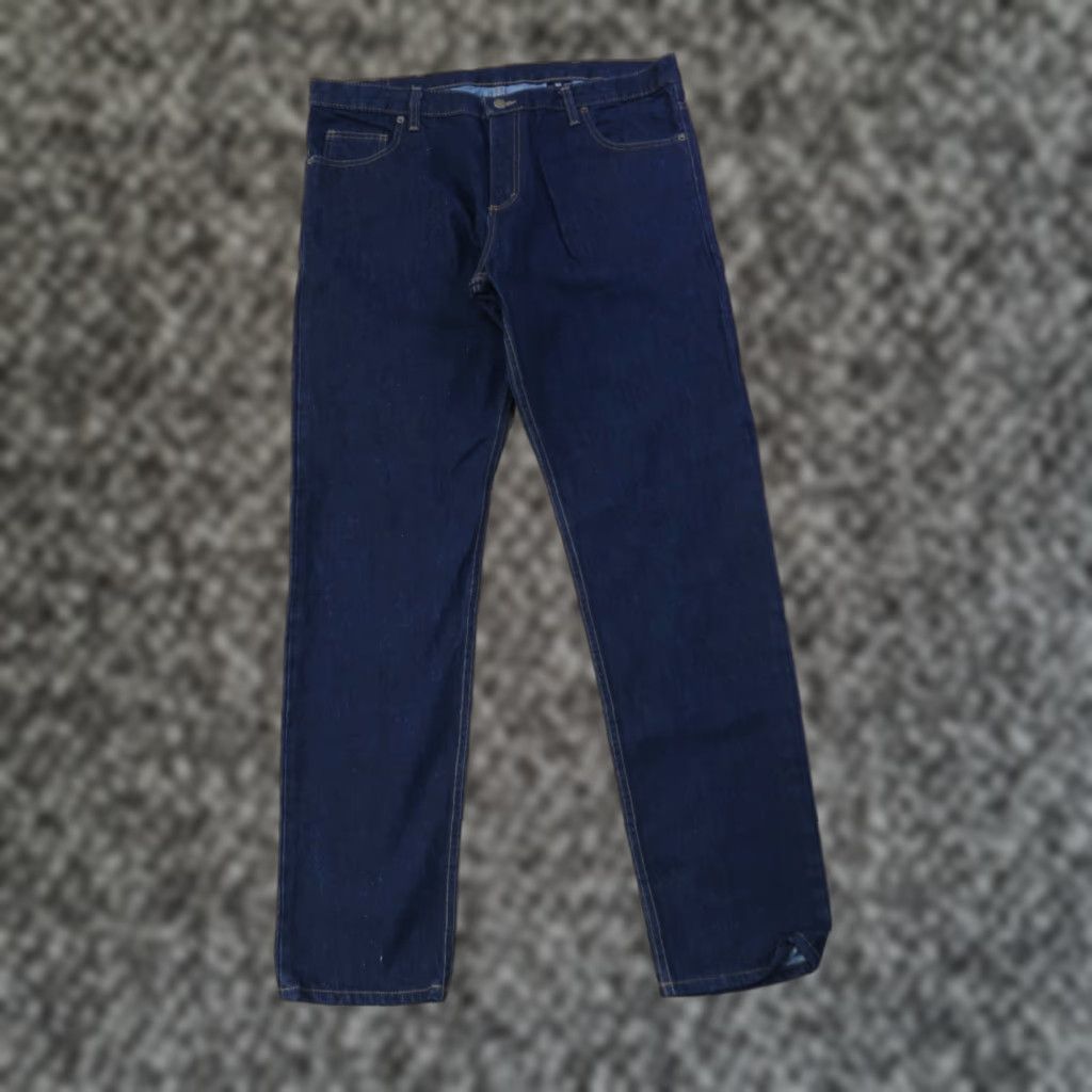 Denime Dearborn Denim Jeans Men 40x34 Blue Wash Straight Leg Stretch Denim 5-Pocket Regular Mens, USA Size US 40 / EU 56 - 1 Thumbnail