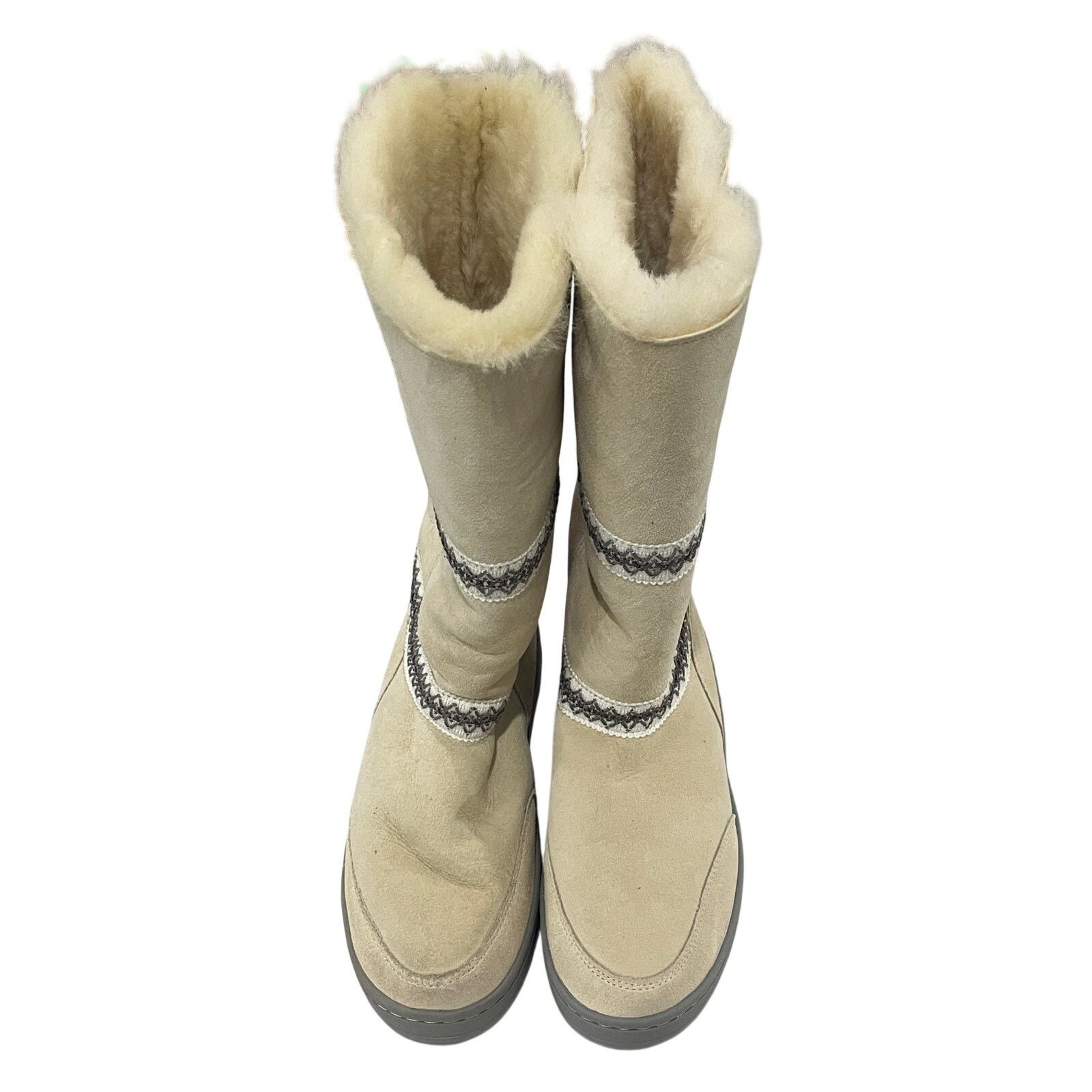 Ugg *DS35 UGG Women's Sundance Revival Boots White Size 8 Size US 8 / IT 38 - 1 Thumbnail