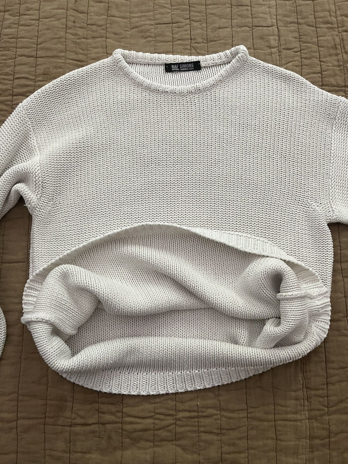 Raf Simons ss04 May The Circles be Unbroken White Sample Knit Size US M / EU 48-50 / 2 - 3 Thumbnail