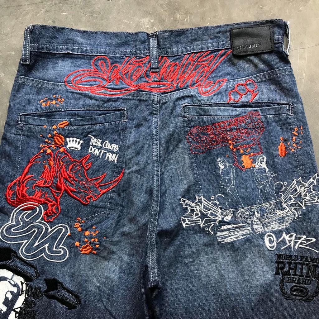 Ecko Unltd. Vtg Y2K Ecko Unltd Short Pants Size US 34 / EU 50 - 2 Thumbnail