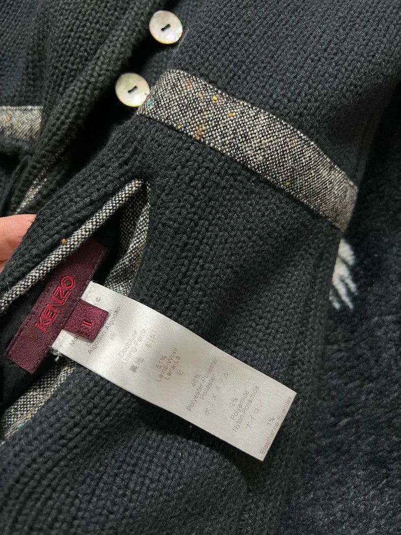 Kenzo KENZO Double-faced slanted wool coat Size L / US 10 / IT 46 - 4 Thumbnail