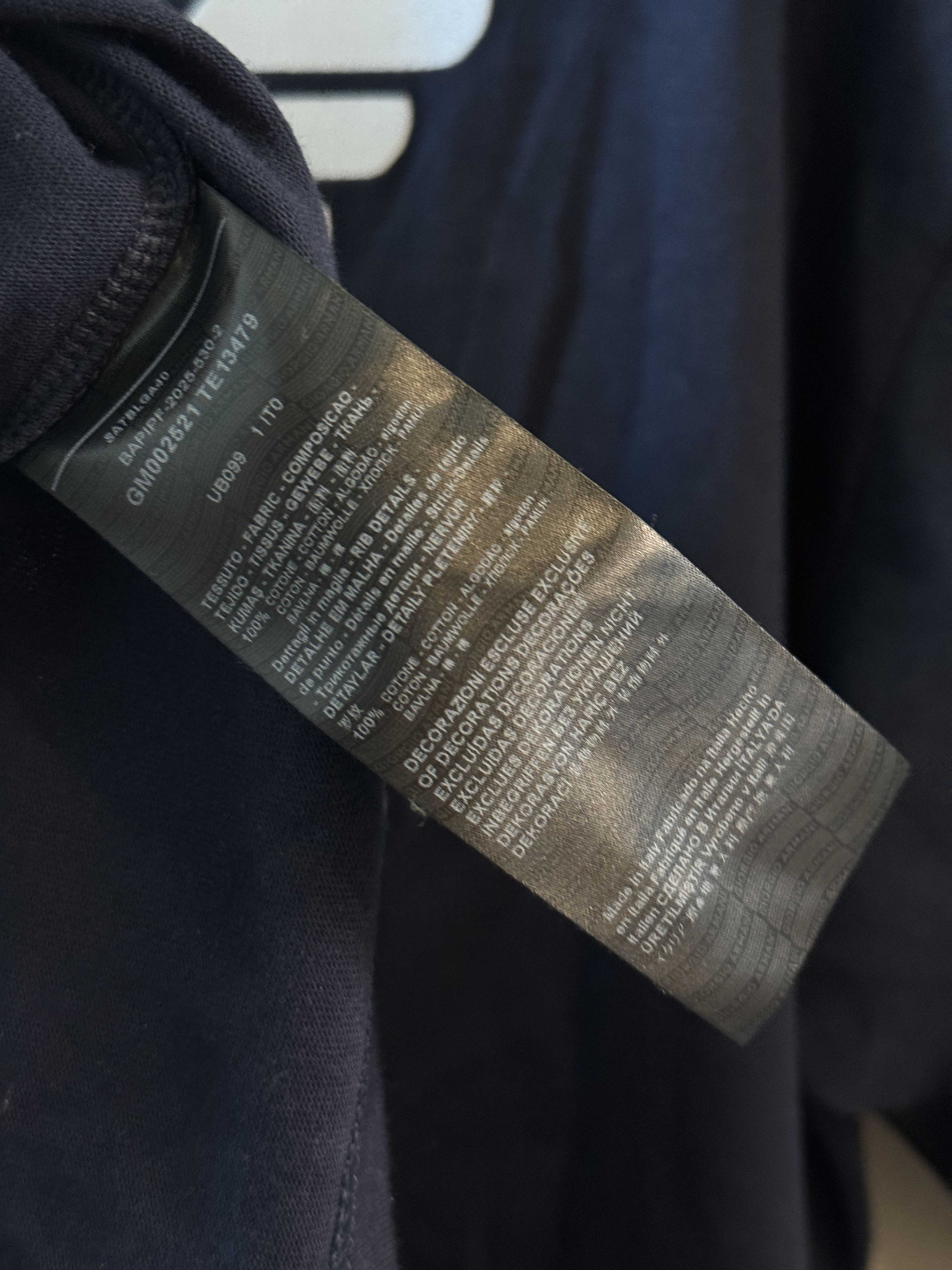 Giorgio Armani × Kith Giorgio Armani & Kith Short Sleeve Tee - Nocturnal Blue Size US S / EU 44-46 / 1 - 5 Thumbnail