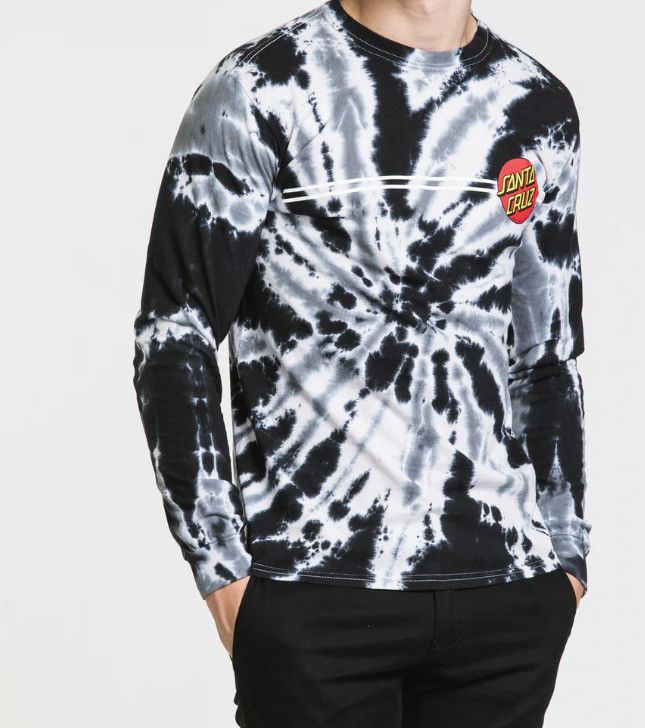 Santa Cruz Skateboards Santa Cruz Classic Dot Skateboards Tie Dye Shirt S Size US S / EU 44-46 / 1 - 2 Thumbnail