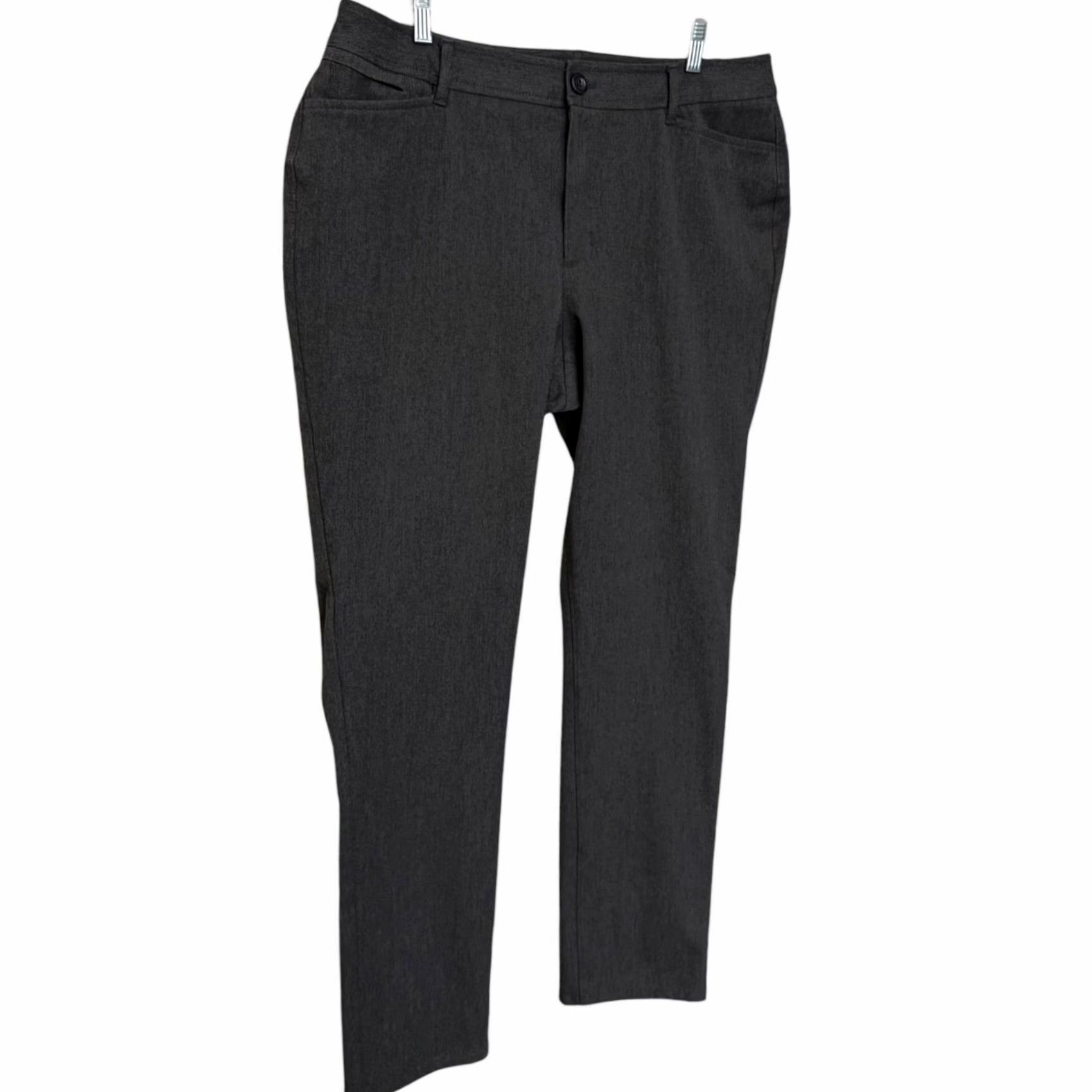 Eddie Bauer VINTAGE Eddie Bauer Travex Dress Pants Gray Women's Size T16 Office Career Work Business Size 38" / US 16 / IT 52 - 3 Thumbnail