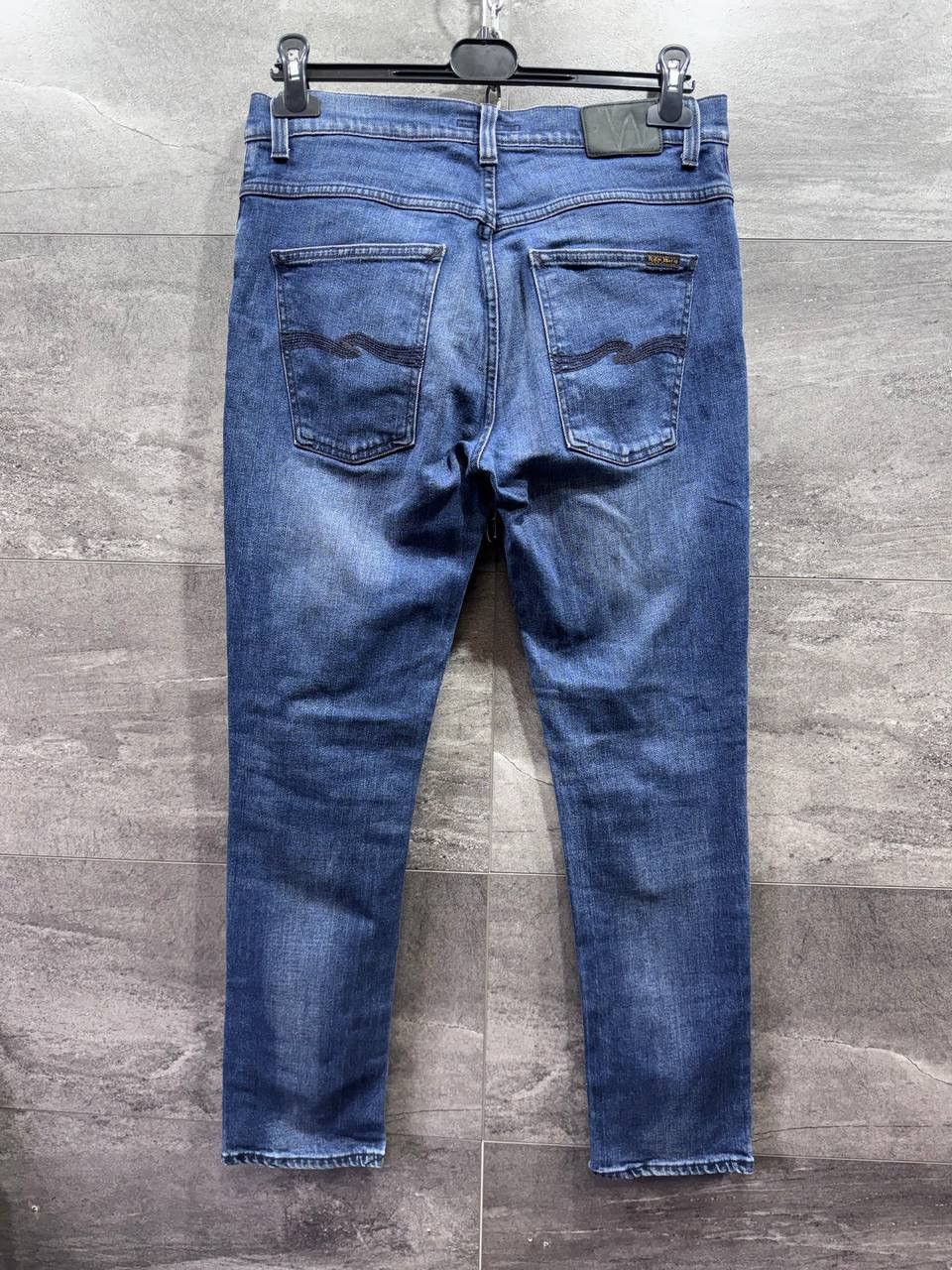 Nudie Jeans Nudie Jeans Co Men’s Slim Fit Blue Denim Jeans Faded Wash Size US 34 / EU 50 - 7 Thumbnail