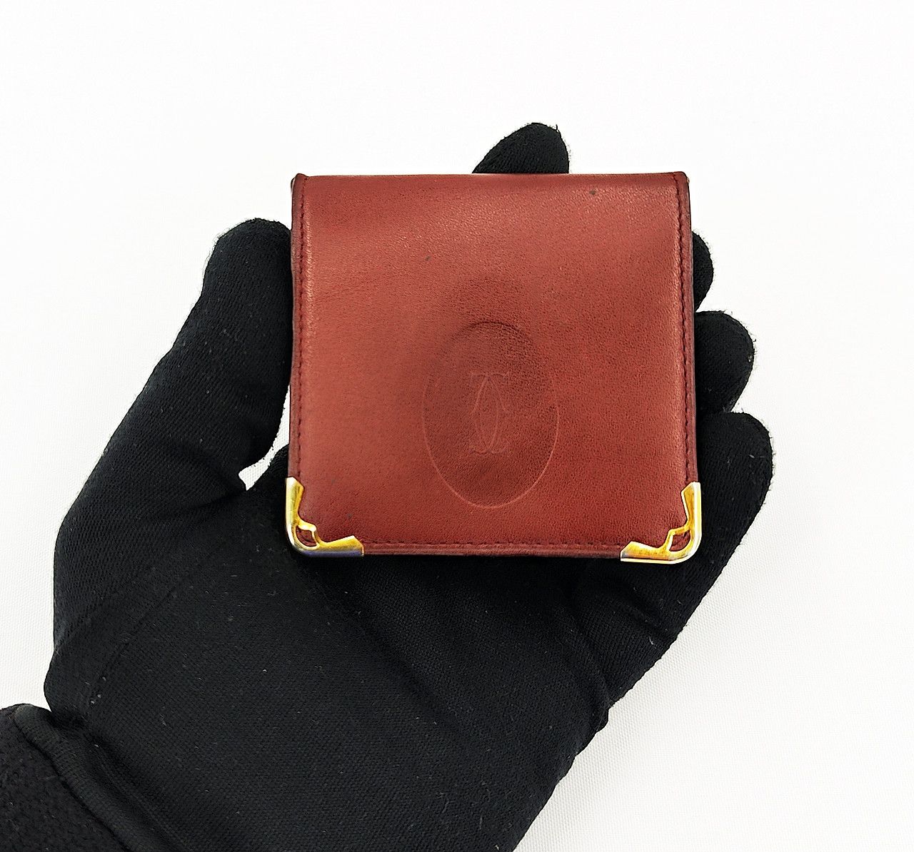 Cartier CARTIER burgundy full leather button coin case Size ONE SIZE - 1 Thumbnail