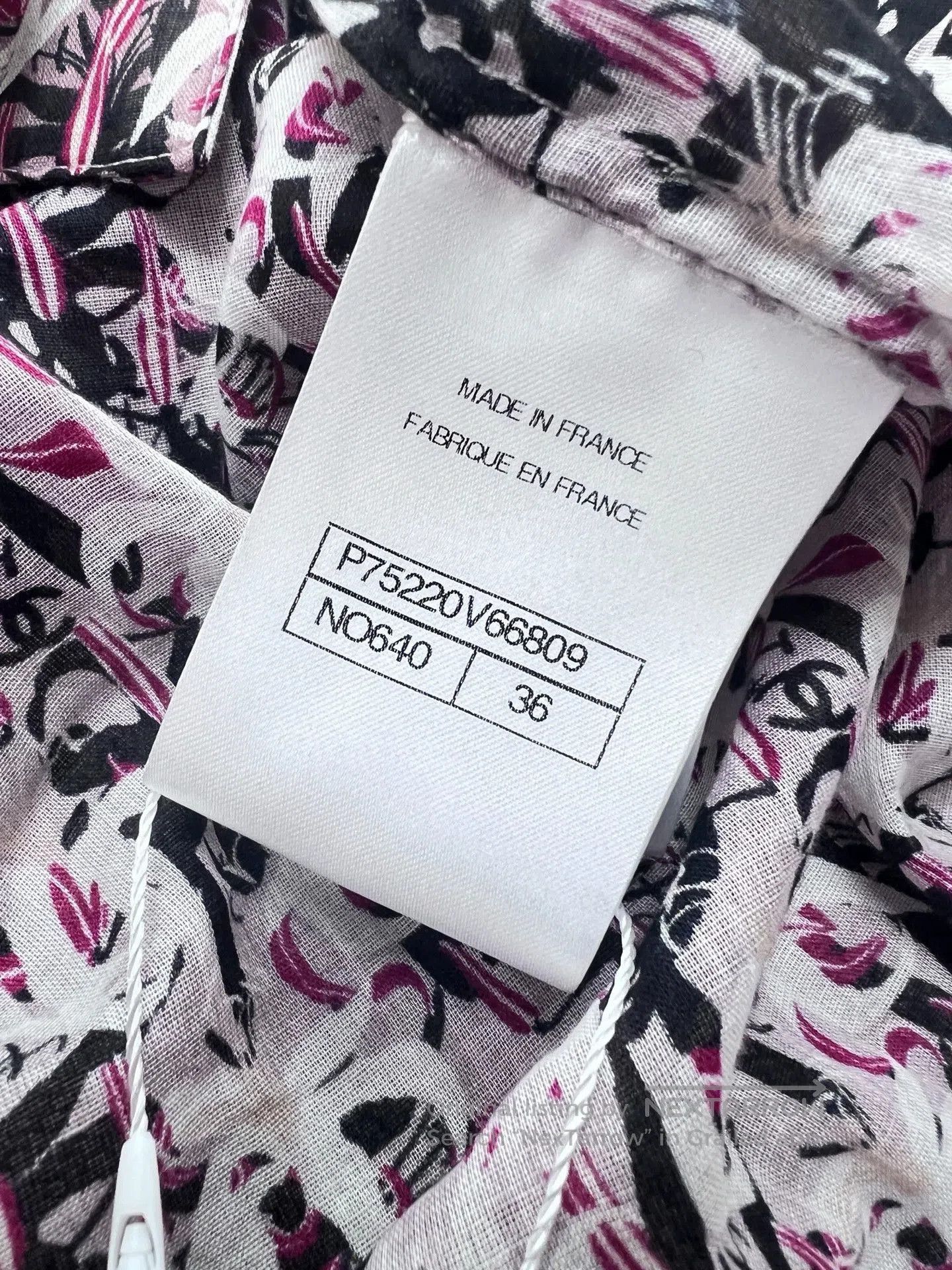 Chanel Chanel 23A Pink Floral Logo Silk Shirt. Size US S / EU 44-46 / 1 - 5 Thumbnail