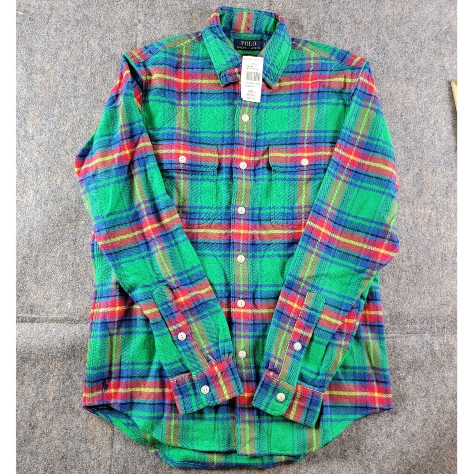 Polo Ralph Lauren Polo Ralph Lauren Classic Fit Plaid Flannel Button Up Shirt Size US S / EU 44-46 / 1 - 2 Thumbnail