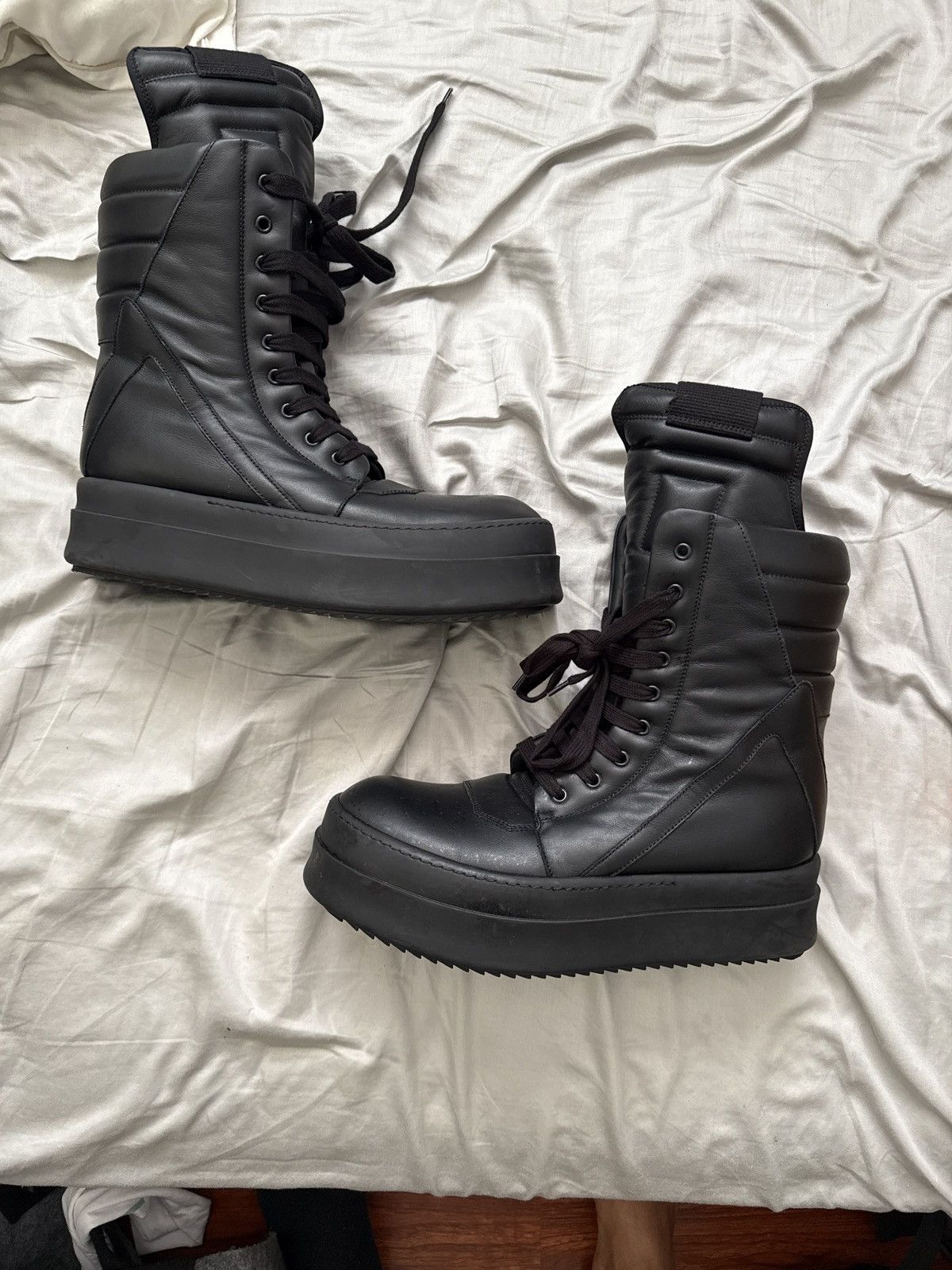 Rick Owen's SS25 Black Hollywood Mega GeoBasket
