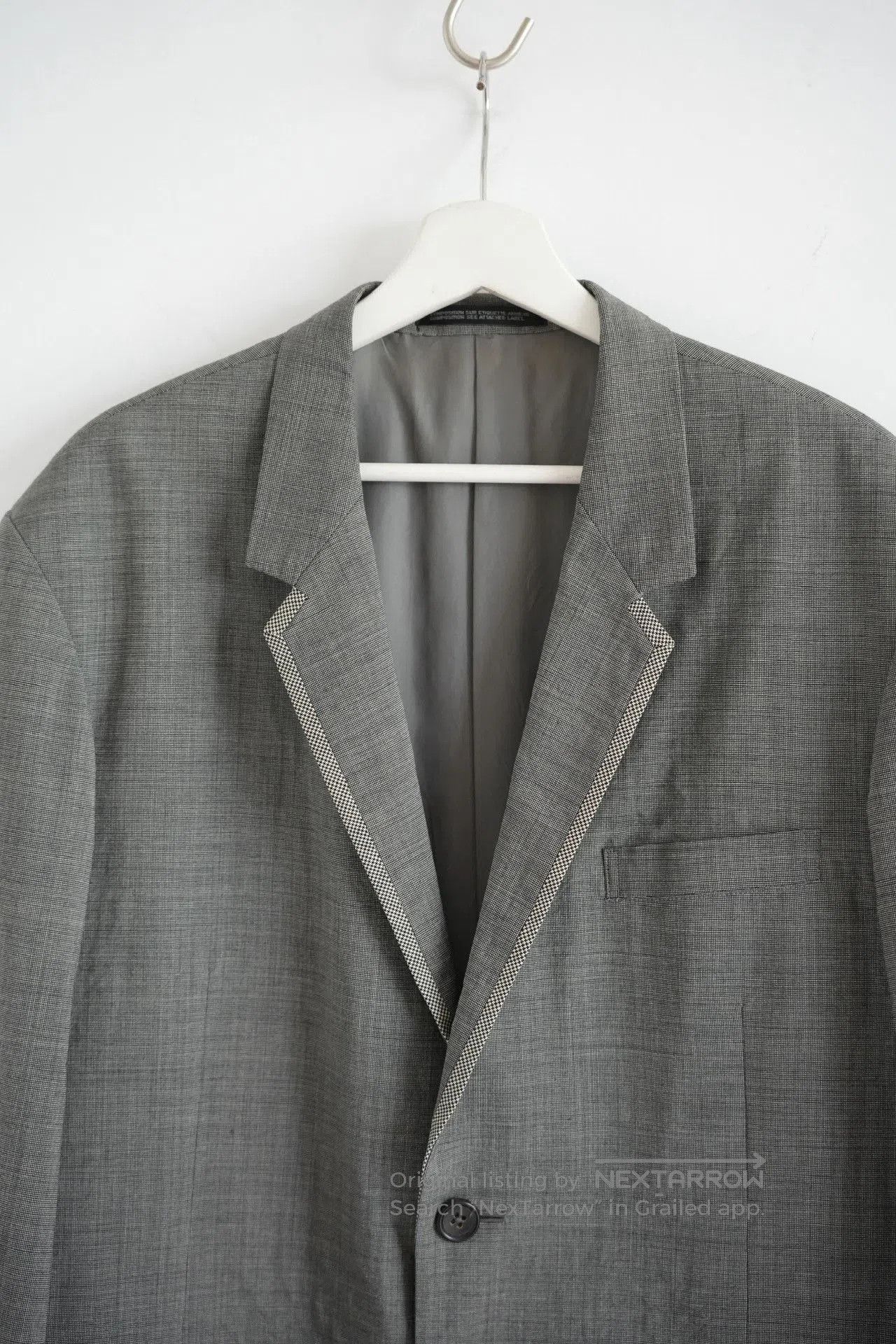 Yohji Yamamoto Yohji Yamamoto 92ss Gray Houndstooth Suit. Size US S / EU 44-46 / 1 - 4 Thumbnail
