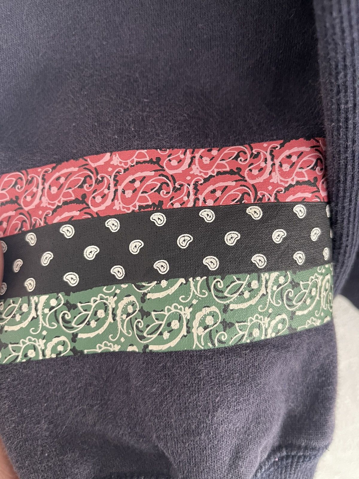 Fragment Design × Vanquish Fragment Vanquish Paisley Cuff Print Sweatshirt Size US XL / EU 56 / 4 - 6 Thumbnail