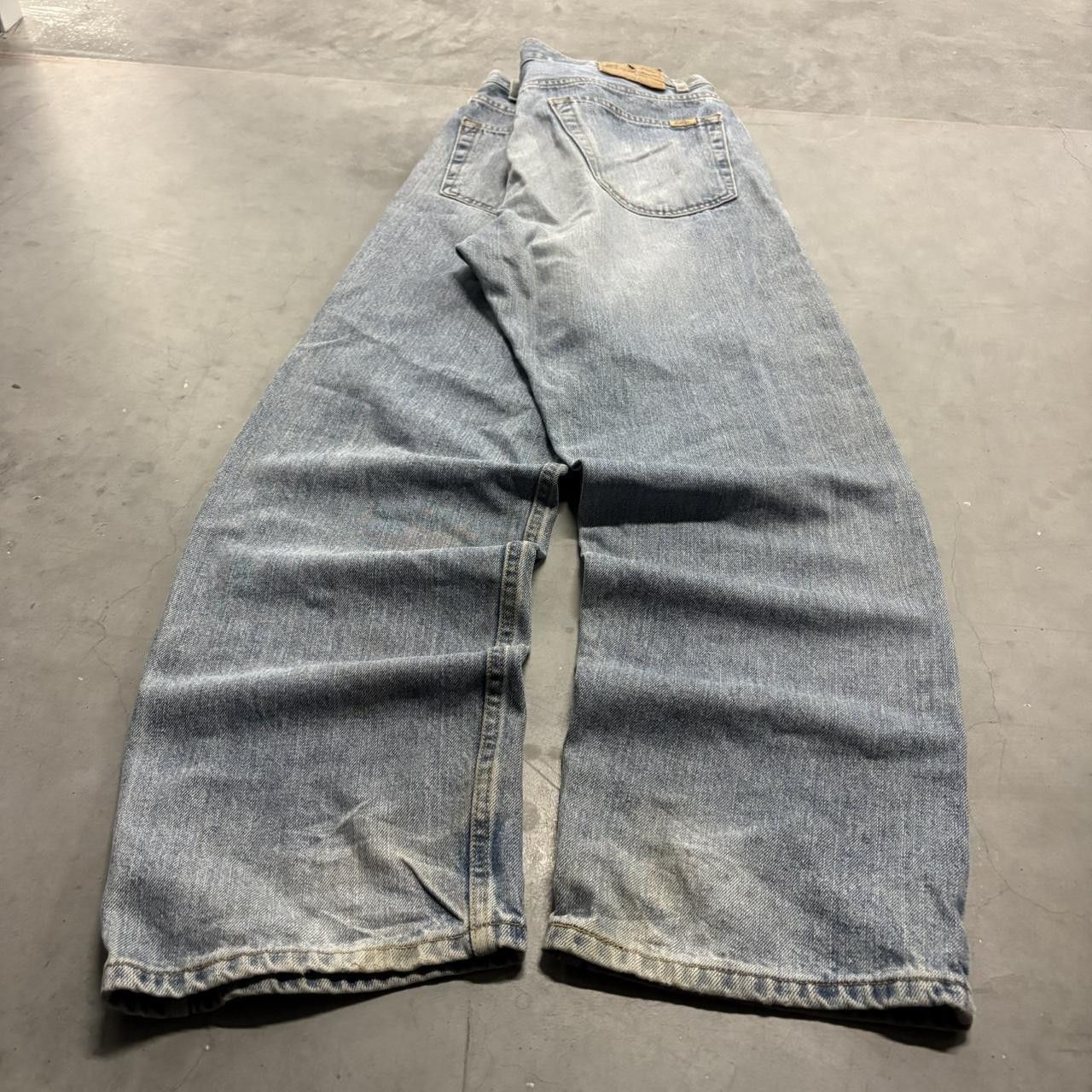 Levi's Crazy Vintage Y2K/2000s Baggy Levis Medium Blue Wash Denim Jeans! Size US 40 / EU 56 - 4 Thumbnail