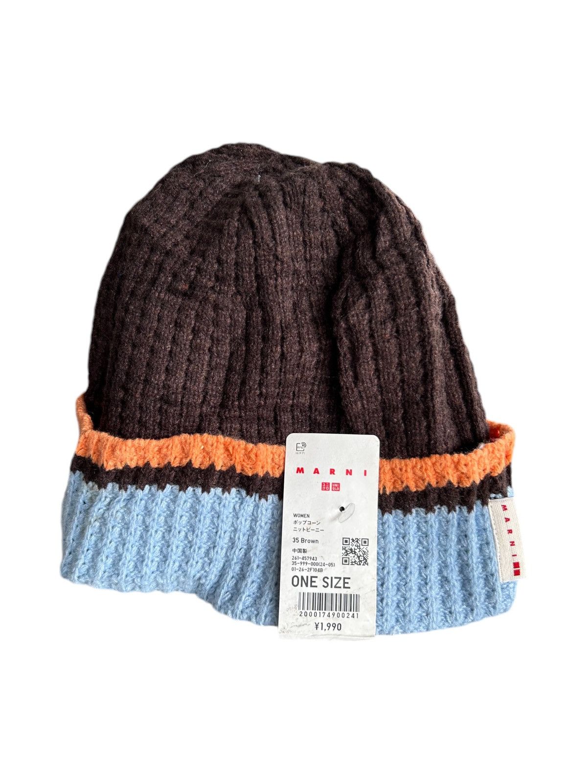 Marni Marni x japanese Brand Uniqlo With tags knitt Beanie Hats Size ONE SIZE - 1 Thumbnail