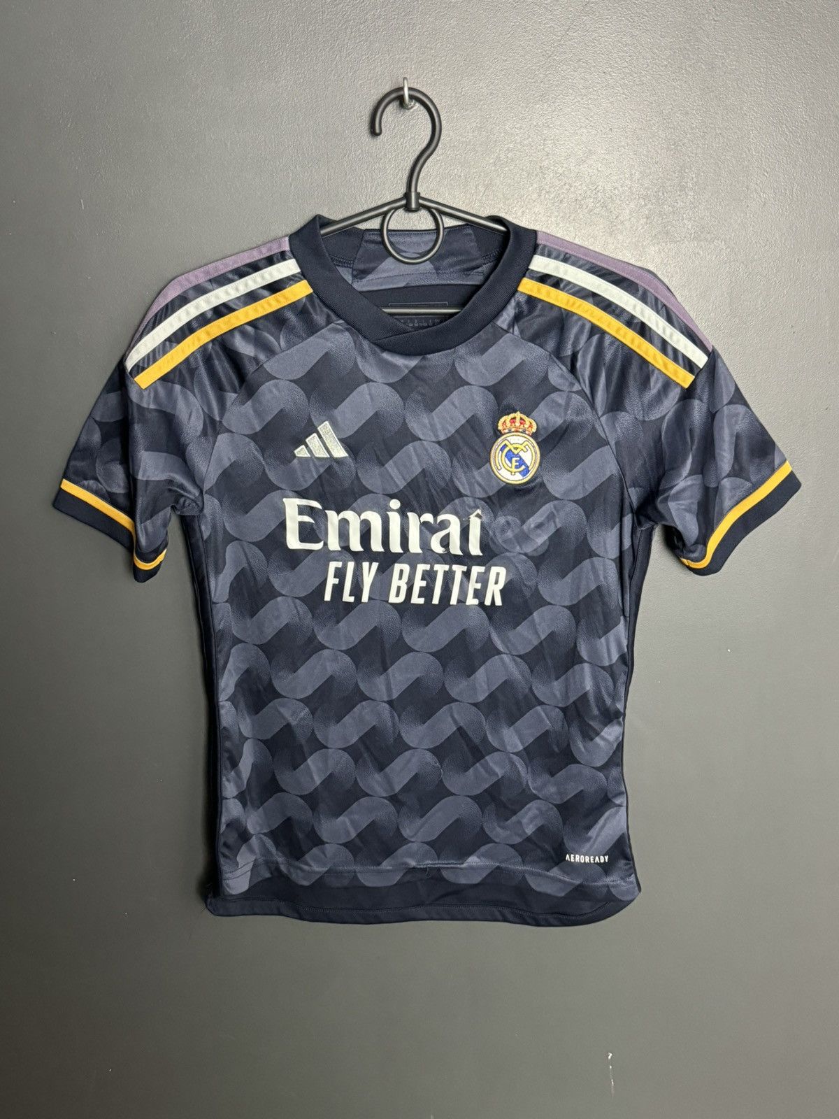 Adidas KIDS Real Madrid 23/24 Away Bellingham Football Jersey Size US XS / EU 42 / 0 - 2 Thumbnail