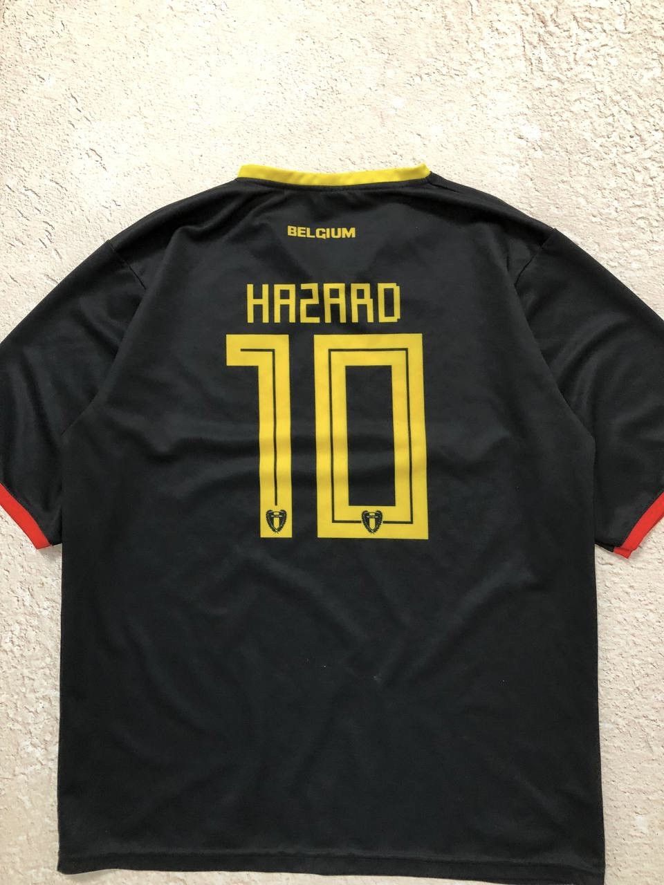 Vintage Hazard Belgium distressed jersey soccer Size US L / EU 52-54 / 3 - 3 Thumbnail