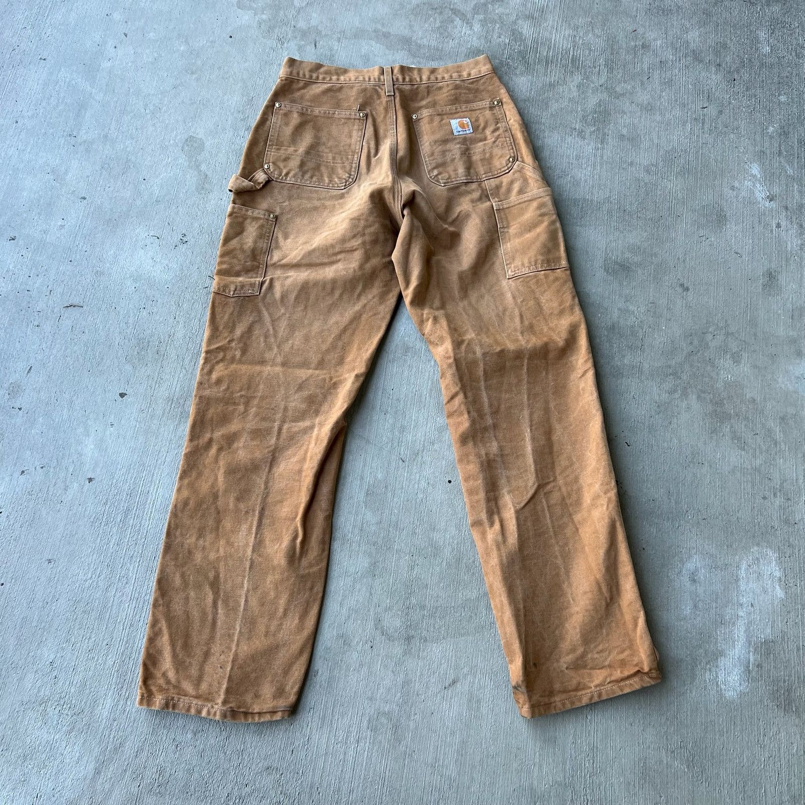 Carhartt × Vintage Carhartt brown double knee work wear carpenter pants Size US 28 / EU 44 - 4 Thumbnail