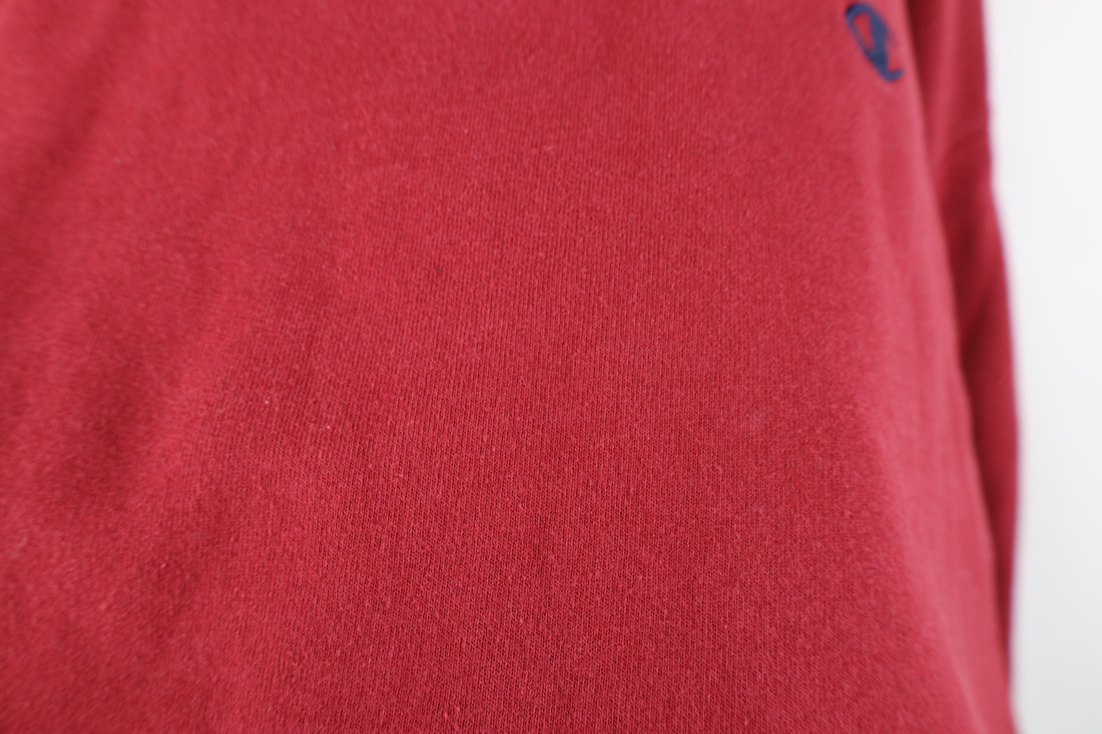 Champion Vintage 90s Y2K Champion Logo Crewneck Sweatshirt Red Size US XL / EU 56 / 4 - 8 Thumbnail