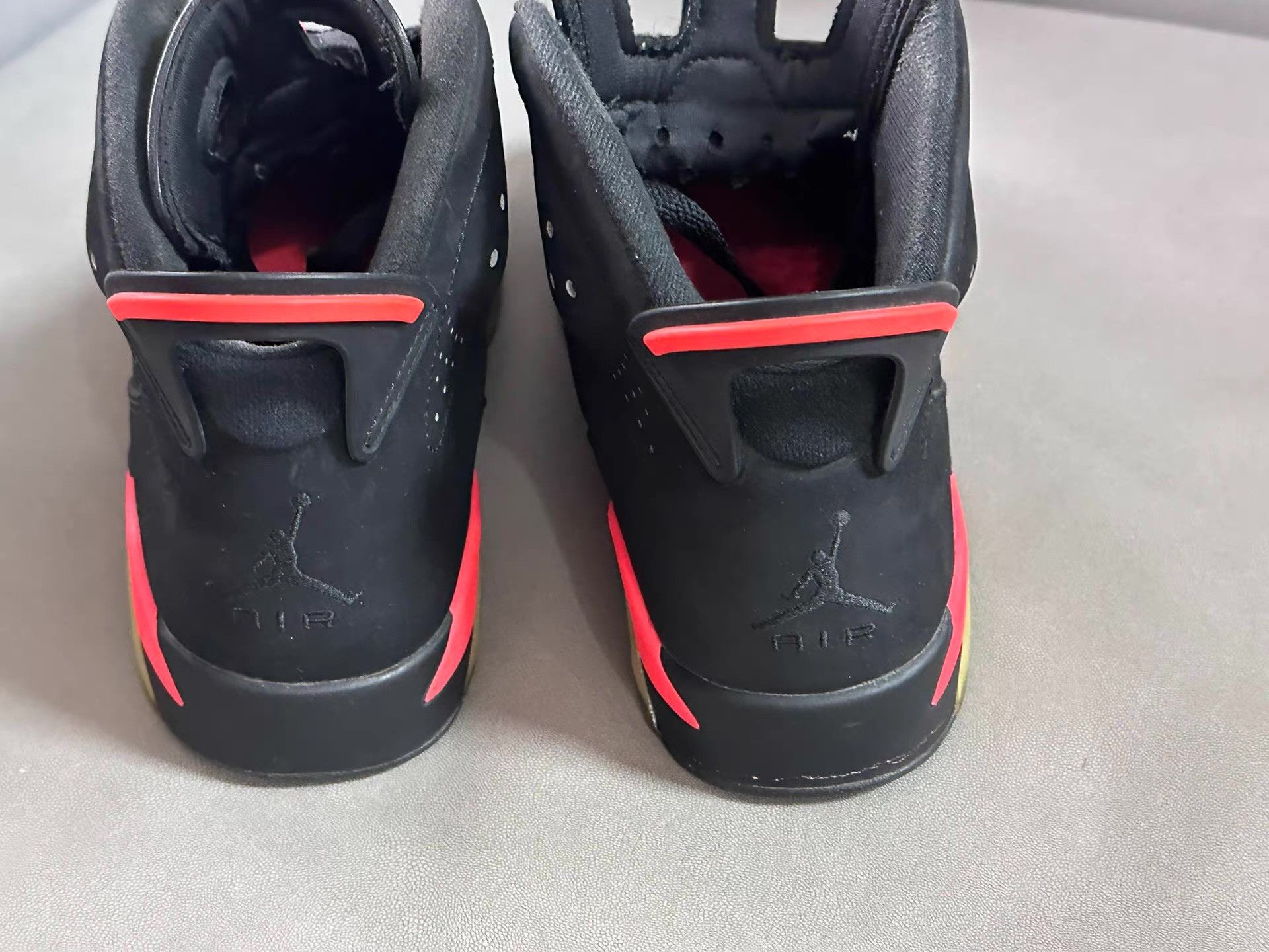 Nike Air Jordan 6 Black Red (2014) Ｑ20 Size US 7 / EU 40 - 4 Thumbnail