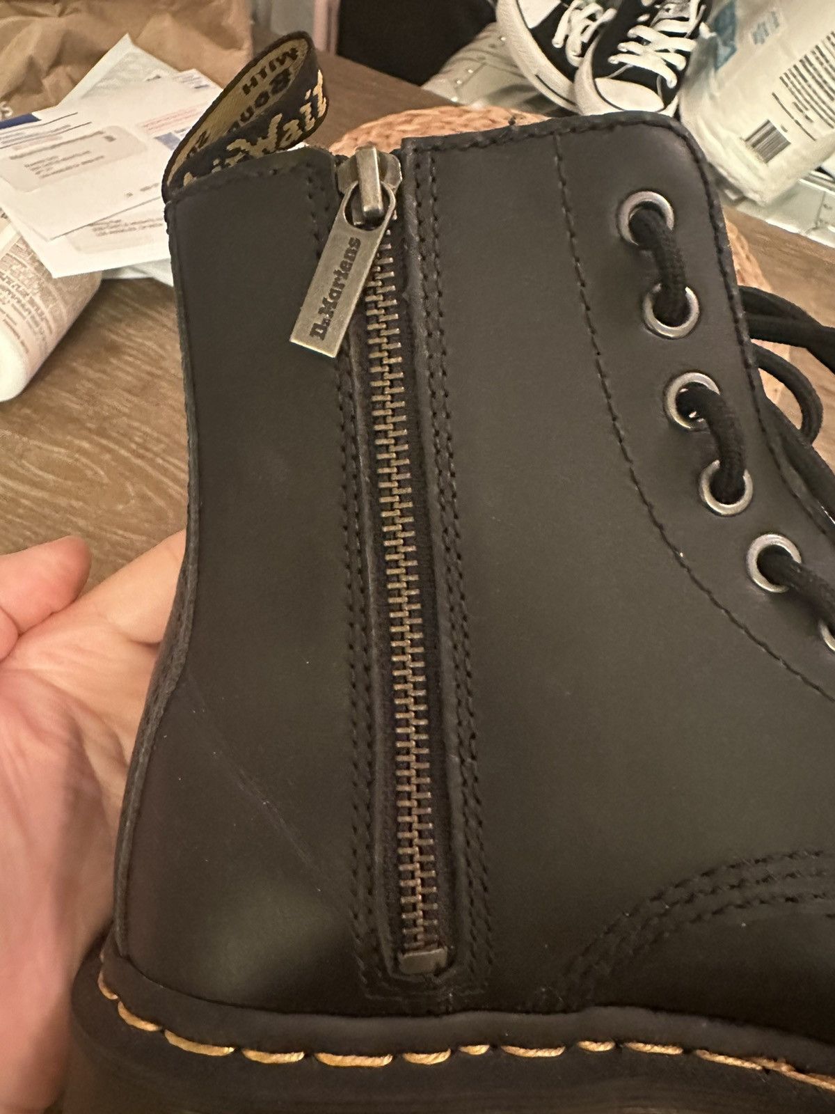 Dr. Martens SINCLAIR MILLED NAPPA LEATHER Size US 7 / IT 37 - 2 Thumbnail