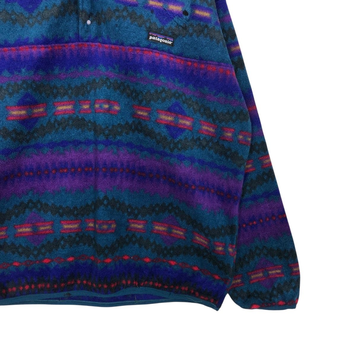 Patagonia 🔥PATAGONIA MADE IN USA FLEECE JACKET HALF SNAP BUTTON NAVAJO Size US XL / EU 56 / 4 - 7 Thumbnail