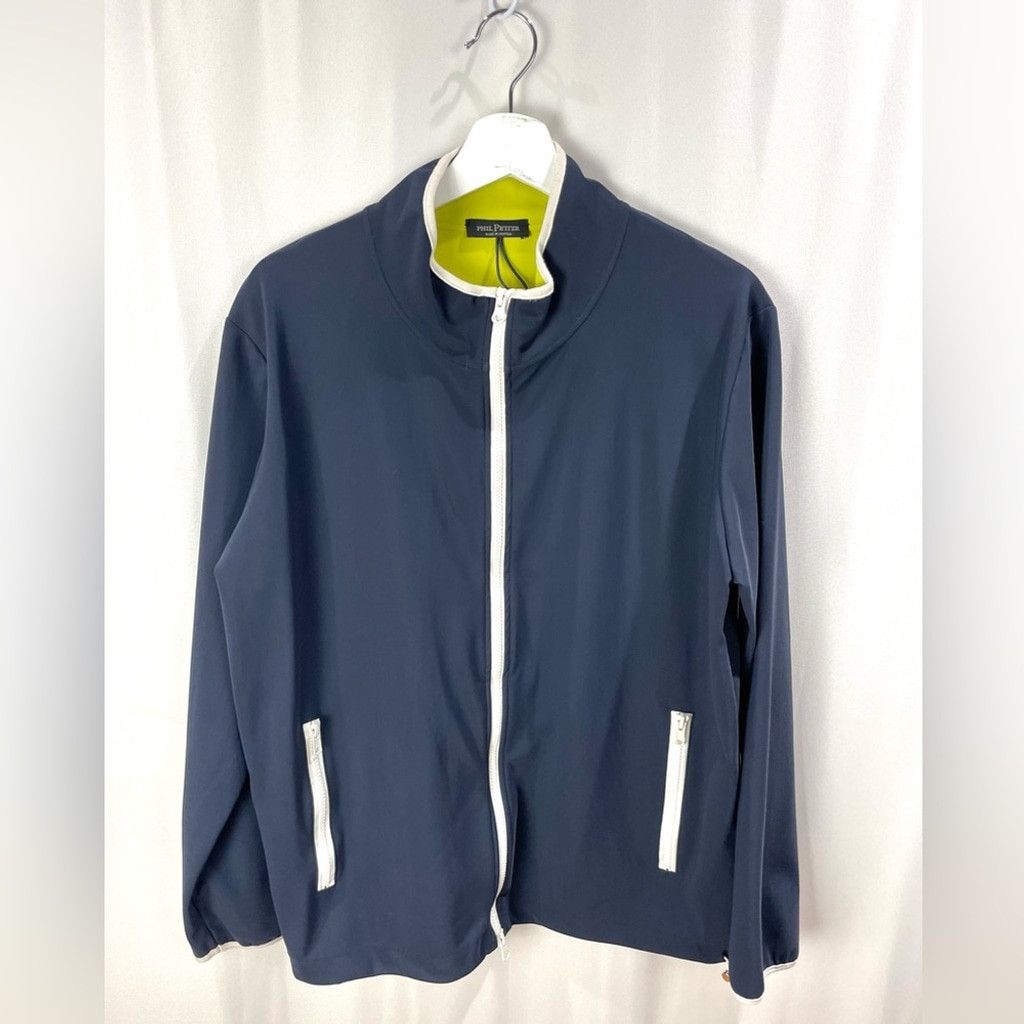 Other Phil Petter Navy Lightweight Technical Golf Zip Jacket US L Size US L / EU 52-54 / 3 - 2 Thumbnail