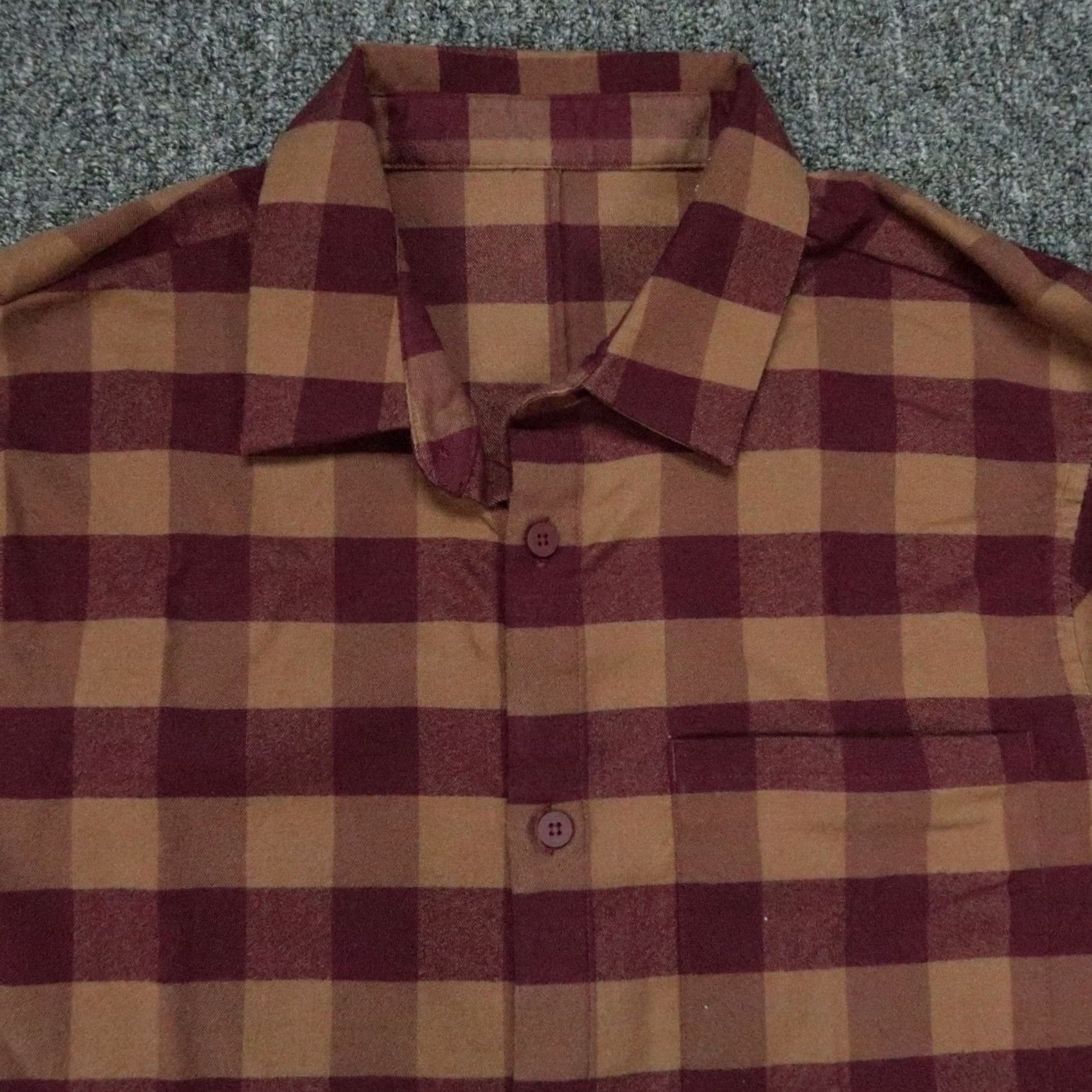 Lululemon VINTAGE? no — Lululemon Shirt Mens Medium Red Buffalo Plaid Flannel Long Sleeve Button-Up Pockets Size US M / EU 48-50 / 2 - 2 Thumbnail