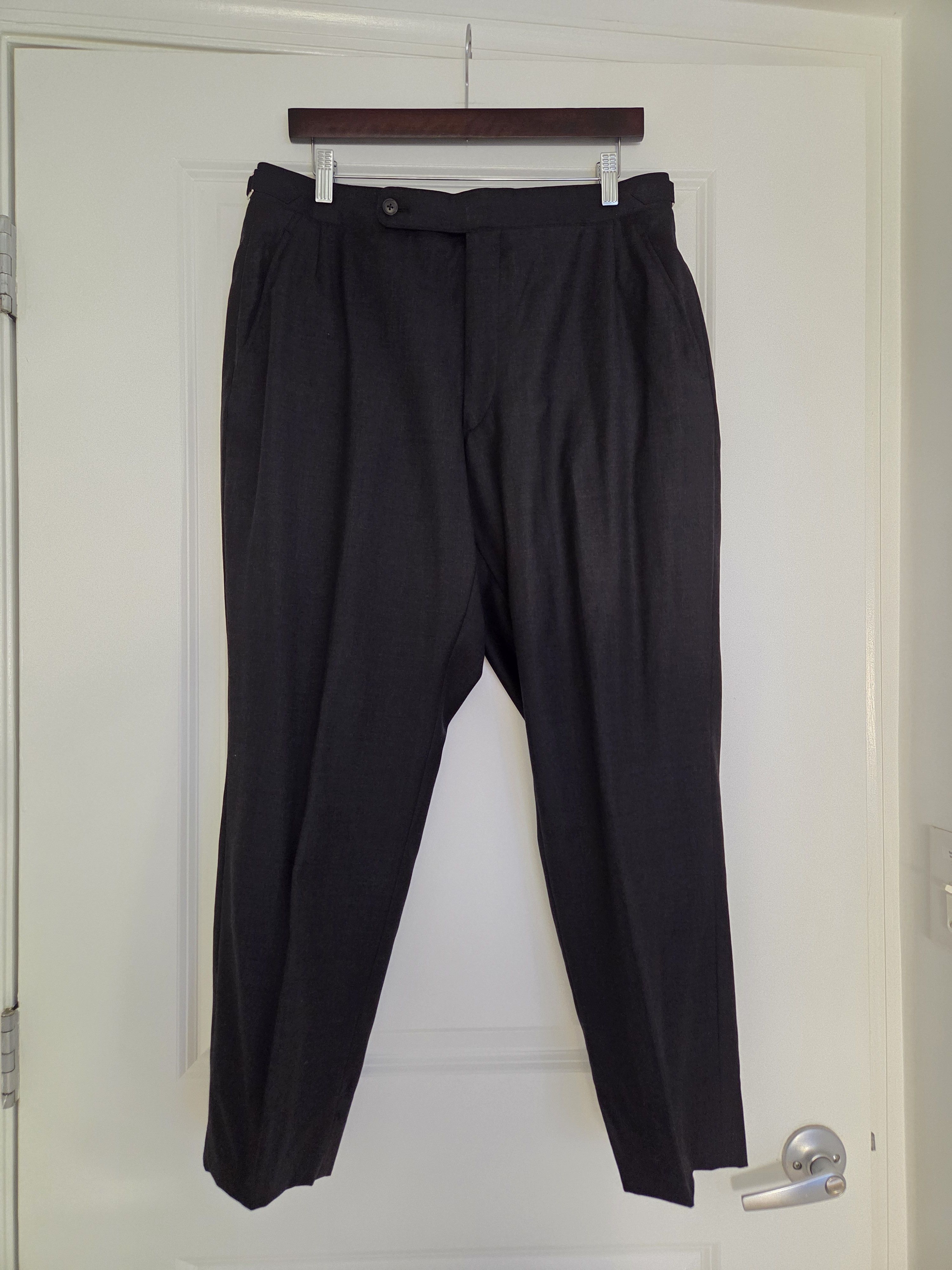Other W. W. Chan charcoal wool twill dress pants Size 36R - 1 Thumbnail