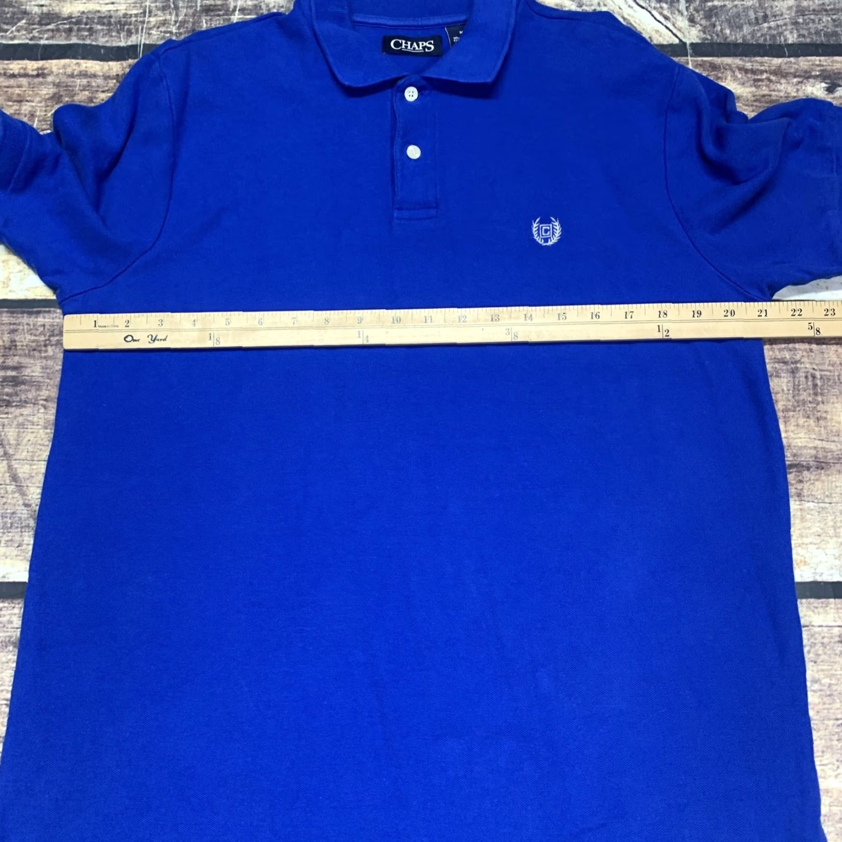 Chaps Chaps Polo Shirt Mens M Blue Casual Embroidered Beach Golf Cotton Polo Shirt Mens Medium Blue Embroidered Logo Beach Golf Casual Size US M / EU 48-50 / 2 - 2 Thumbnail