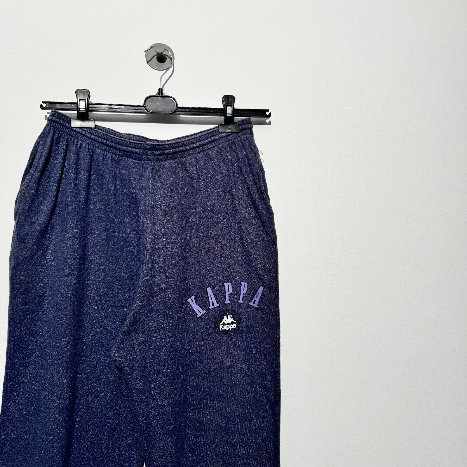 Kappa × Vintage Kappa Unisex Gray Cotton Sweatpants Size S Washed 90s Size US 34 / EU 50 - 4 Thumbnail
