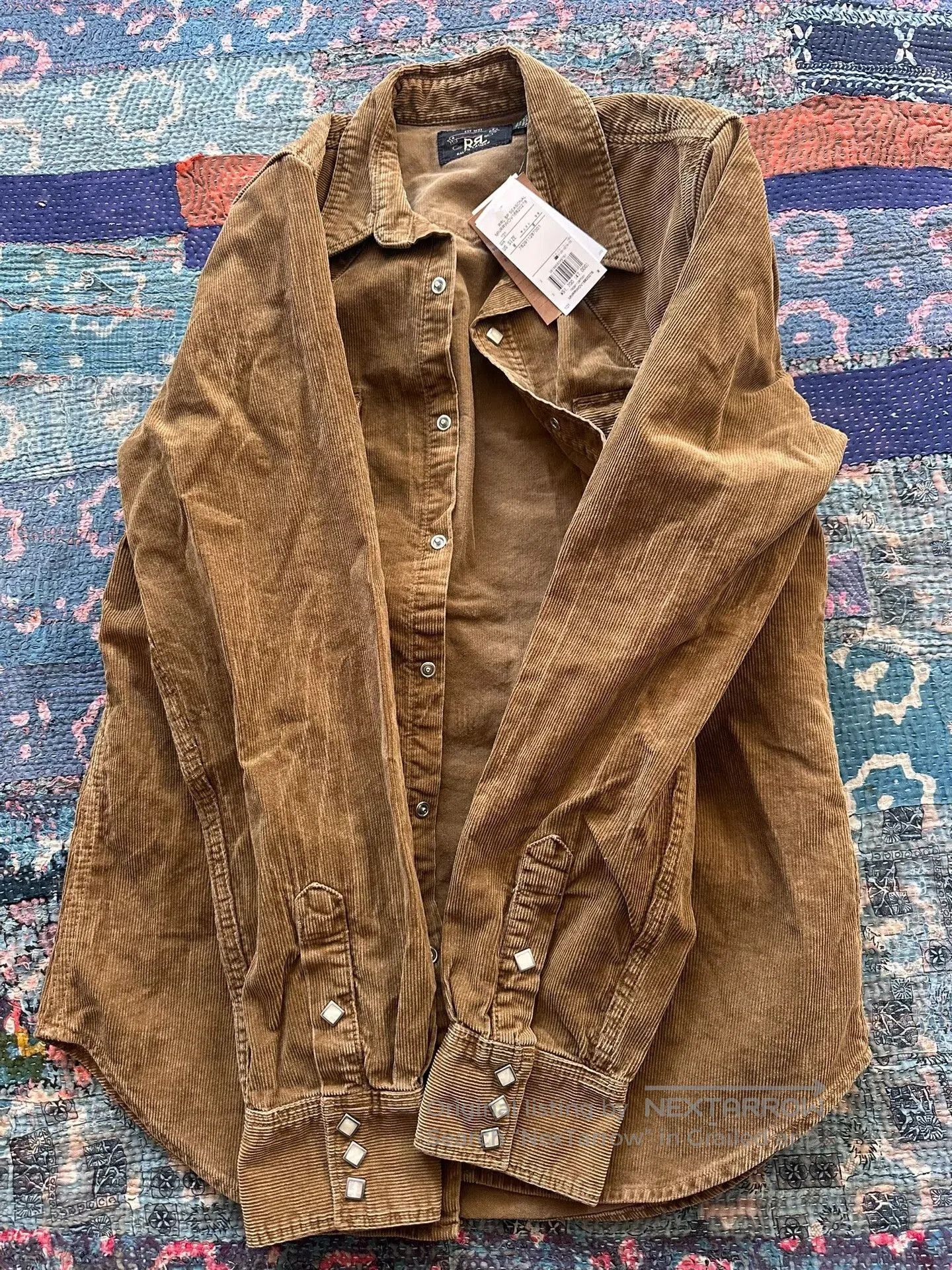 RRL Ralph Lauren RRL Corduroy Button. Size US M / EU 48-50 / 2 - 3 Thumbnail