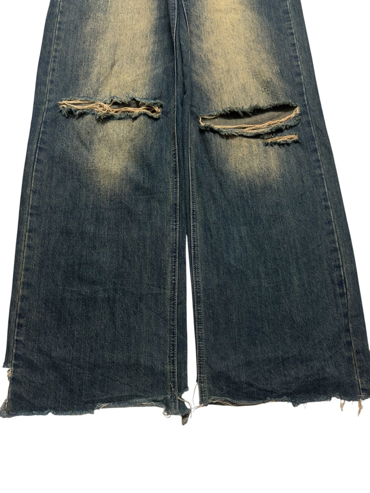 Kapital BALENCIAGA THRASHED BAGGY MUDMAX DISTRESS BY JAPANESE JEANS Size US 31 - 8 Thumbnail