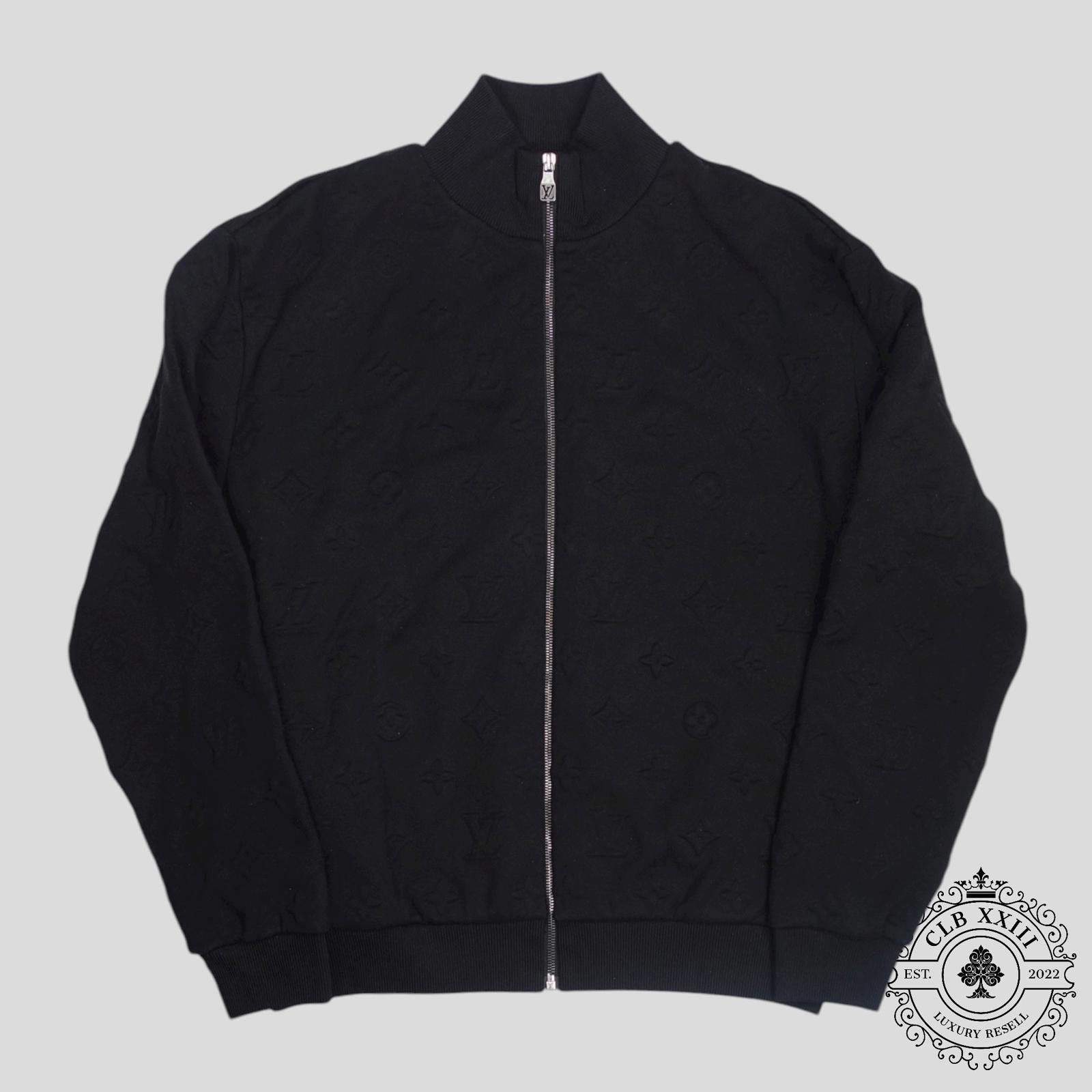Louis Vuitton Louis Vuitton Embossed Monogram Tracktop in Black Size US XL / EU 56 / 4 - 1 Thumbnail