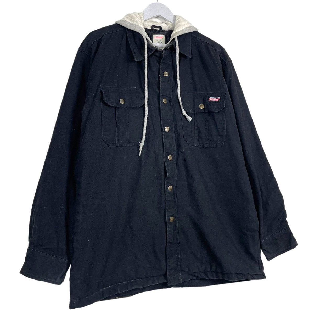 Dickies 🔥DICKIES BUTTON CHORE WORKER HOODIE JACKET Size US M / EU 48-50 / 2 - 2 Thumbnail