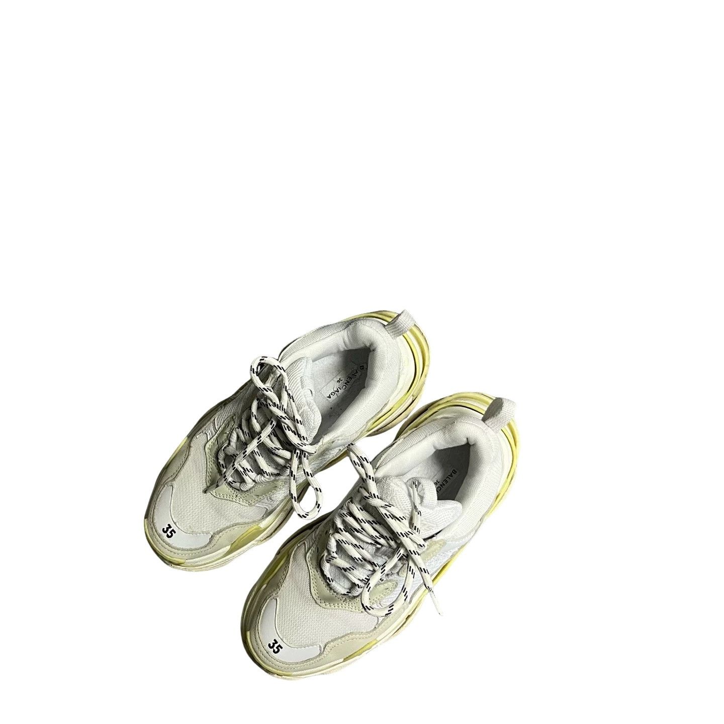Balenciaga Balenciaga Distressed Triple S Sneakers 35 Size US 4 / IT 34 - 1 Thumbnail