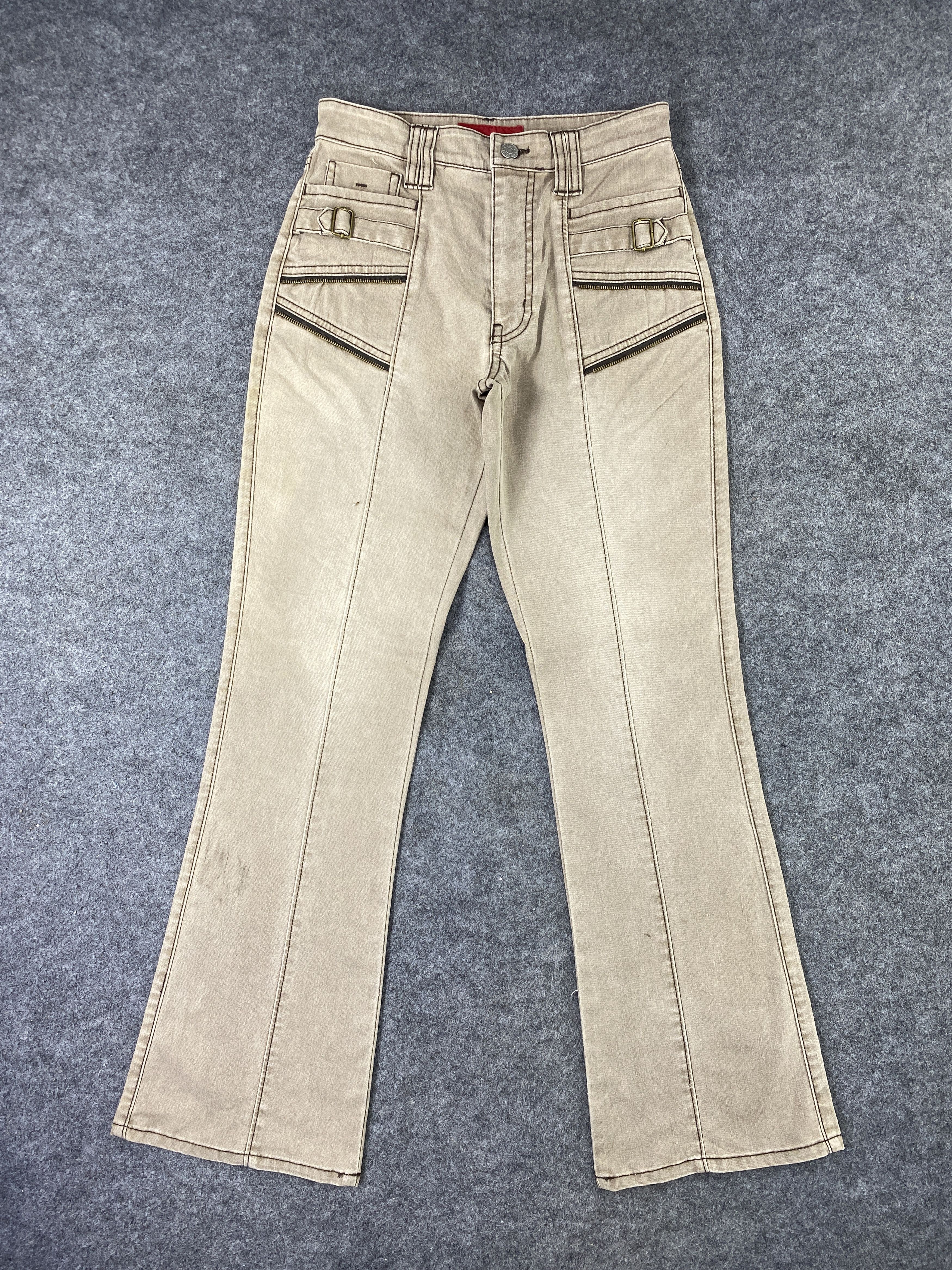 Japanese Brand Flash Flare Jeans - J1029 Size 26" / US 2 / IT 38 - 1 Thumbnail
