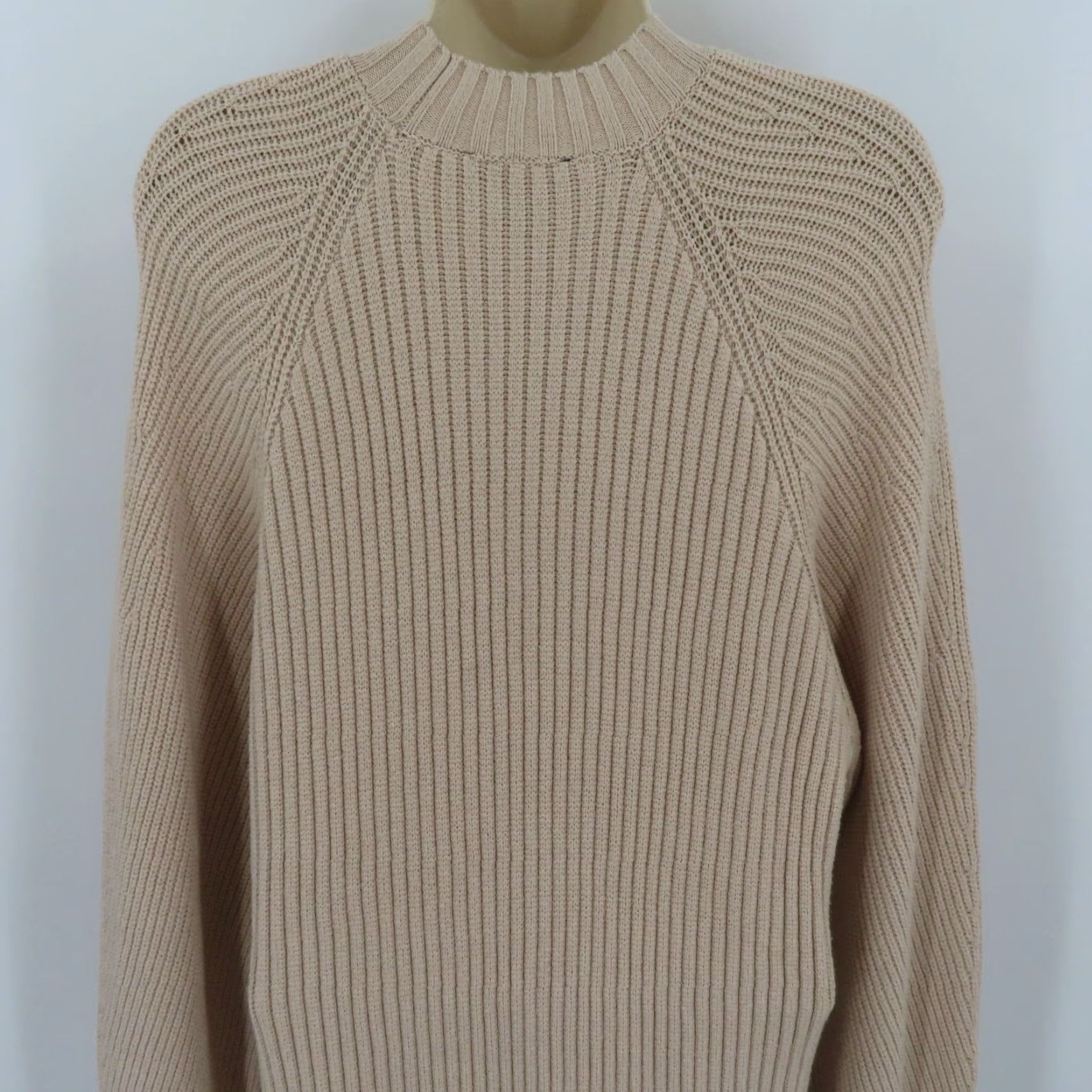 Express Express XS Beige Crewneck Knit Sweater Dress Womens Long Sleeve Midi Casual Formal Workwear Size XS / US 0-2 / IT 36-38 - 6 Thumbnail