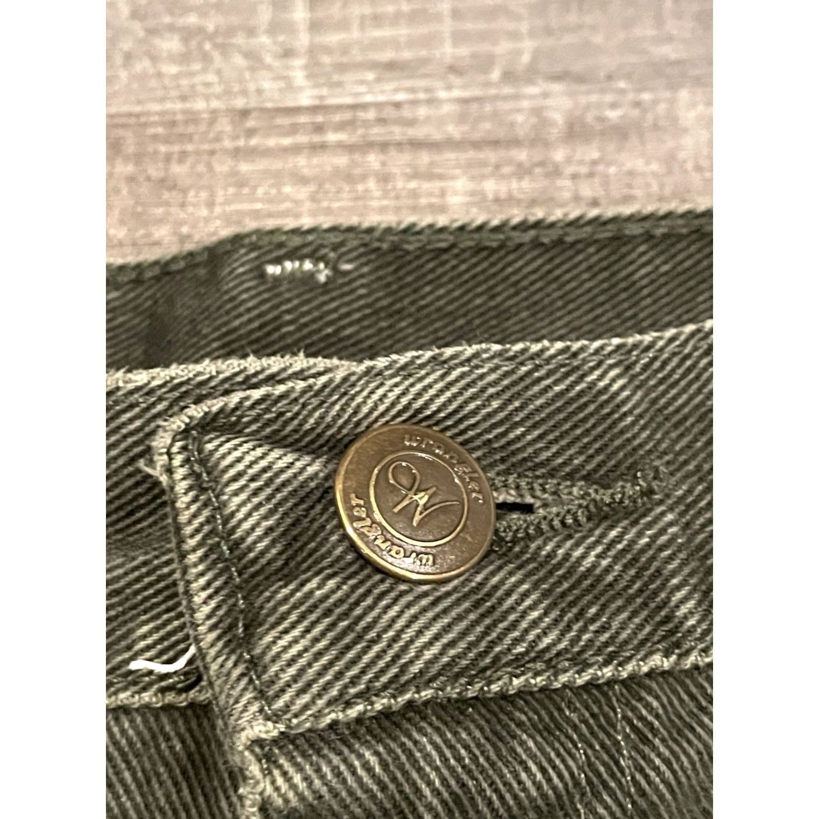 Wrangler VINTAGE Wrangler Jeans 28x30 Green High Waist Jeans Grunge Western 90s Mom Womens Jeans Size 28" / US 6 / IT 42 - 4 Thumbnail
