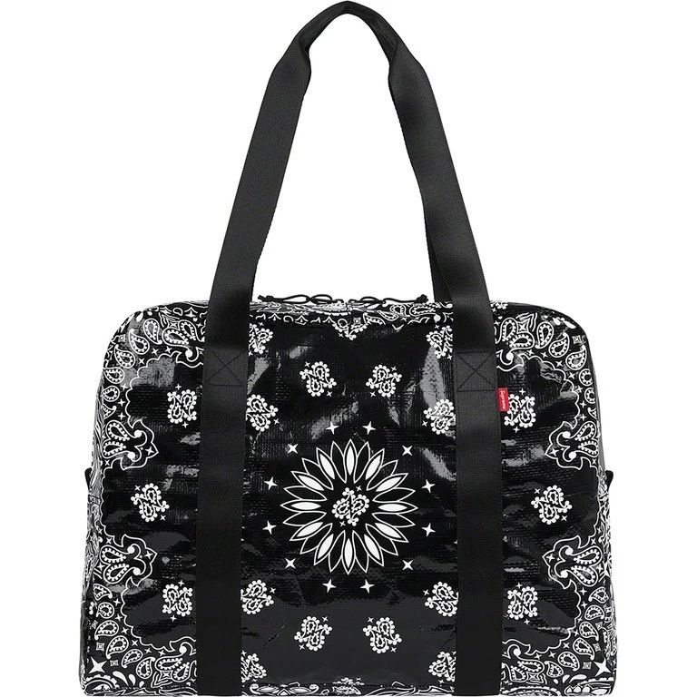 Supreme Supreme Bandana Tarp Small Duffle Bag 'Black' Size ONE SIZE - 2 Thumbnail