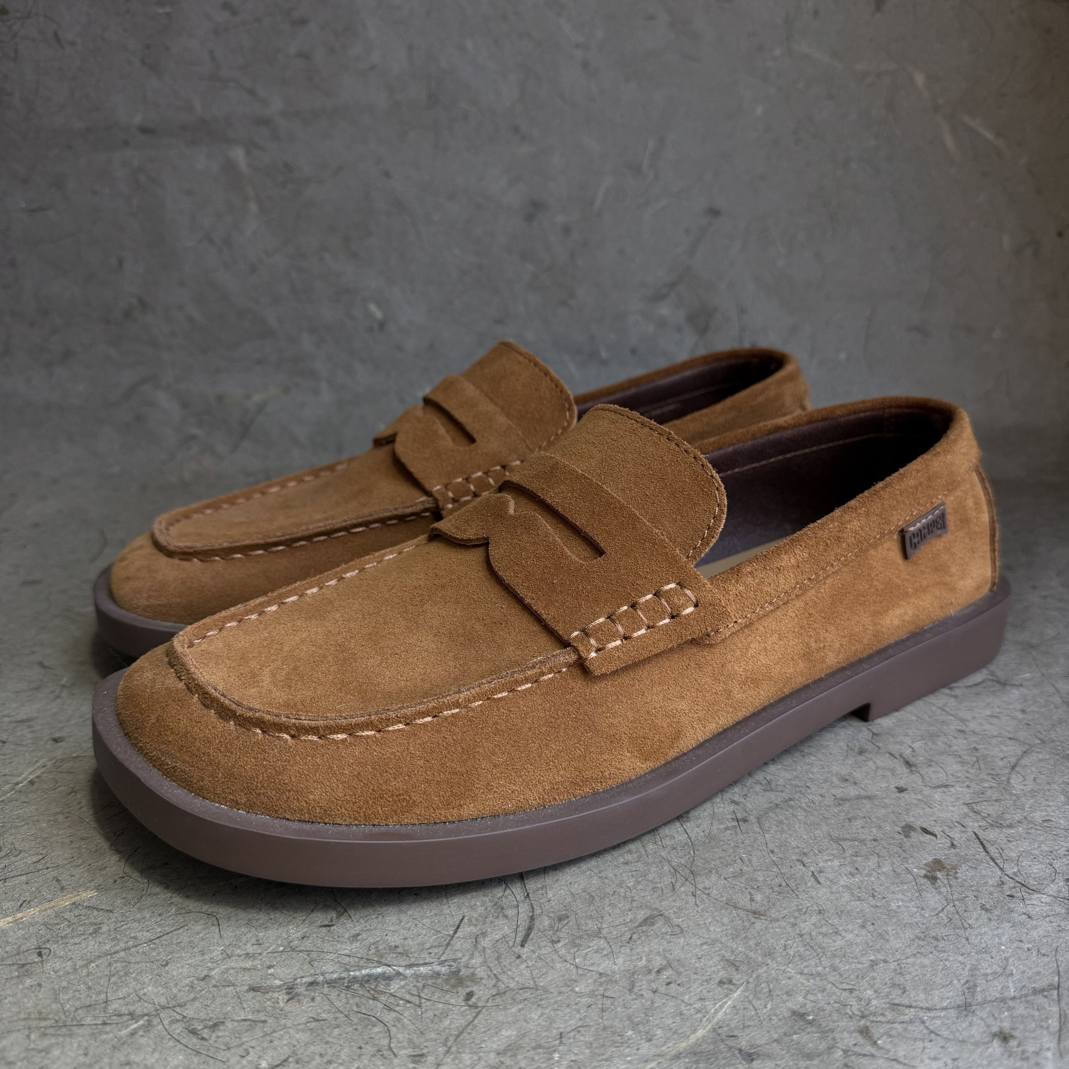 Camper Camper Don loafers in brown nubuck Size US 9 / EU 42 - 2 Thumbnail