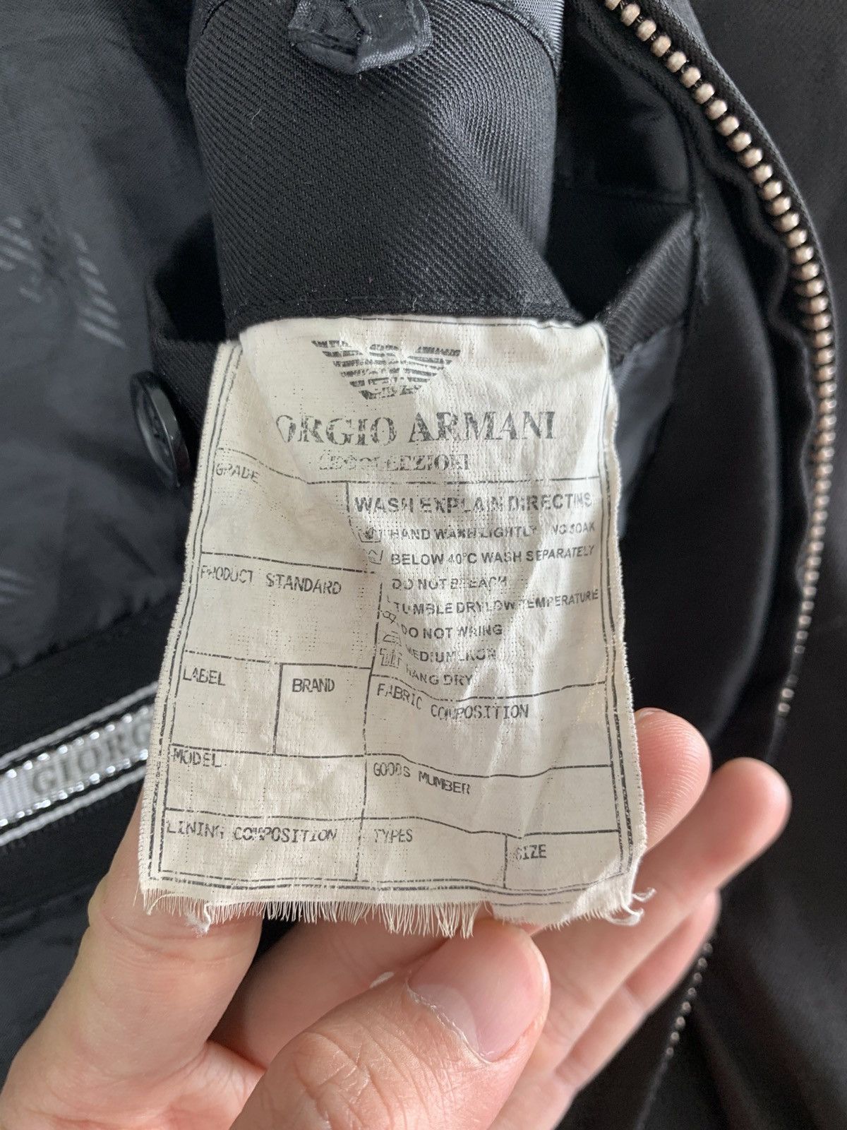 Giorgio Armani vintage giorgio armani jacket 90s Size US M / EU 48-50 / 2 - 13 Thumbnail