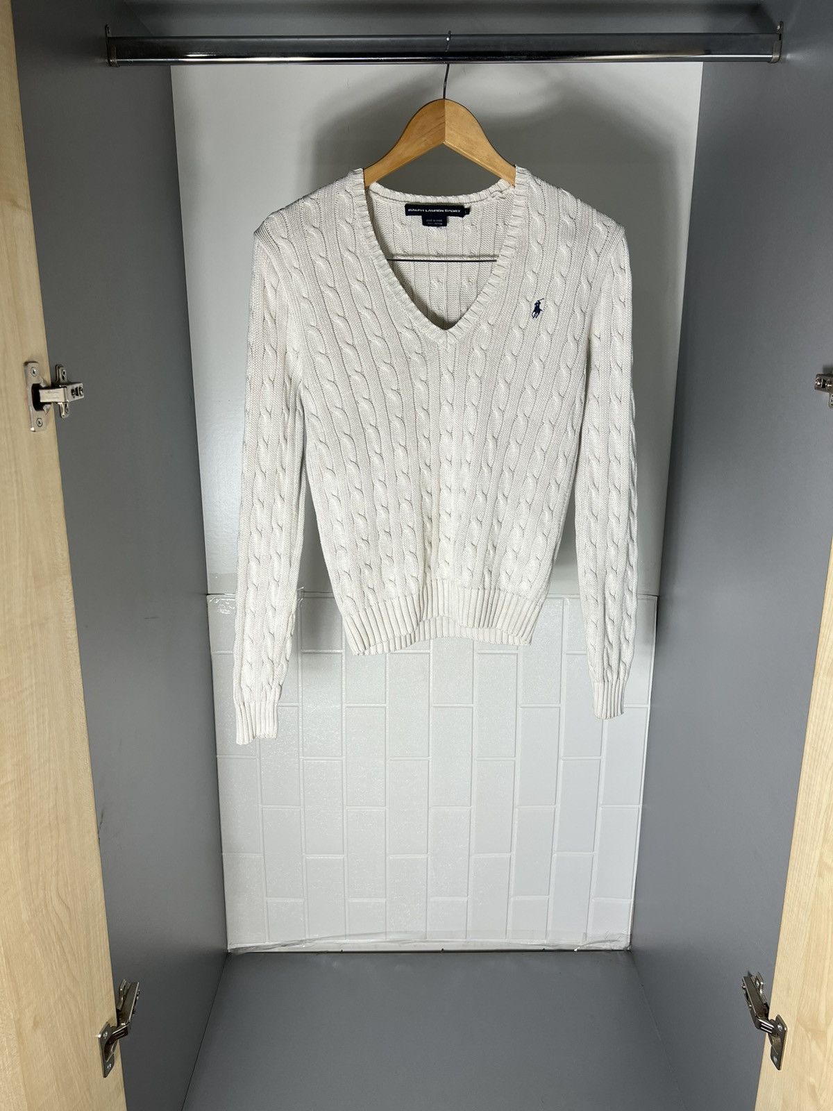 Polo Ralph Lauren VINTAGE POLO RALPH LAUREN KNIT SWEATER RETRO DESIGNER 90s Size L / US 10 / IT 46 - 1 Thumbnail